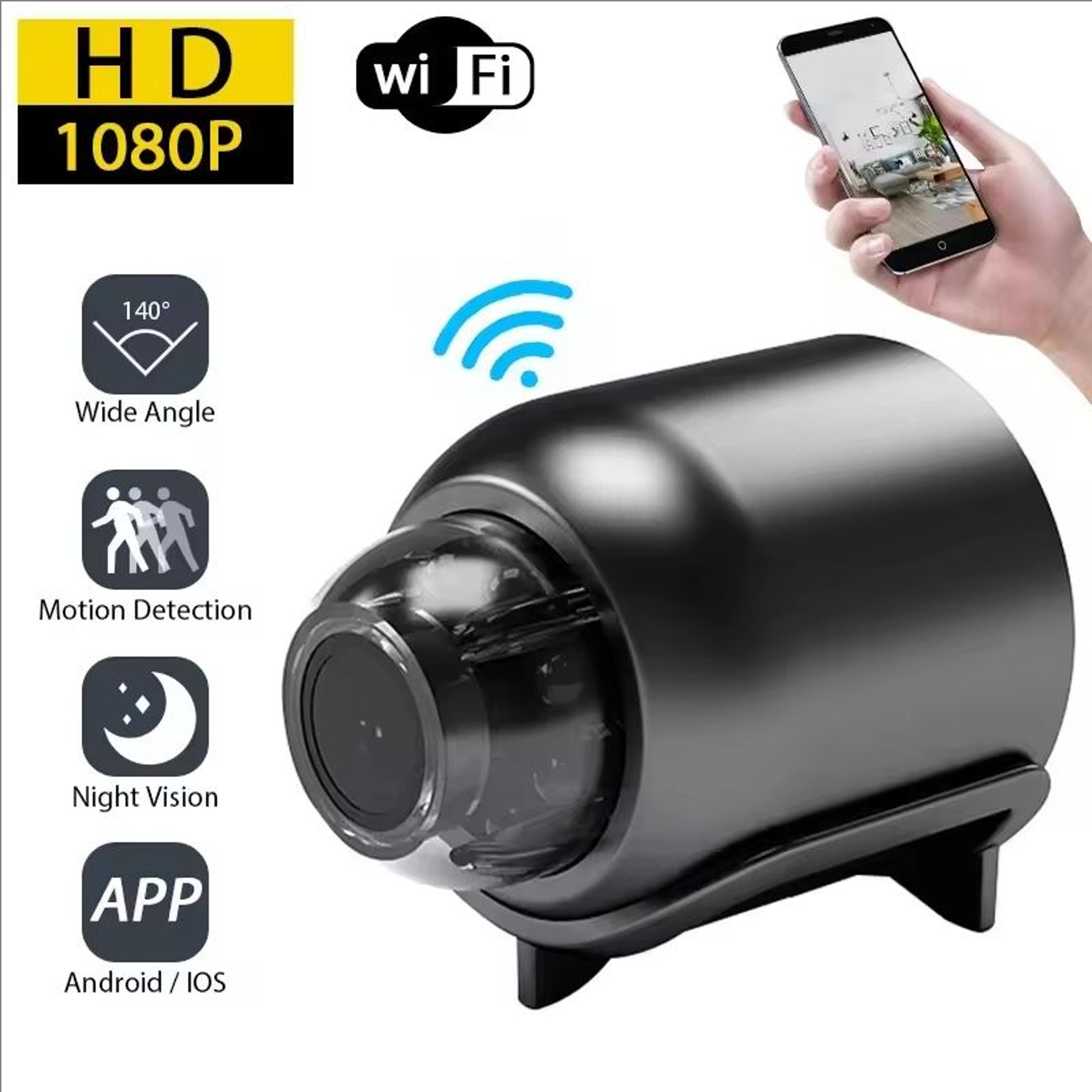 mini wireless security camera with night vision and motion detection