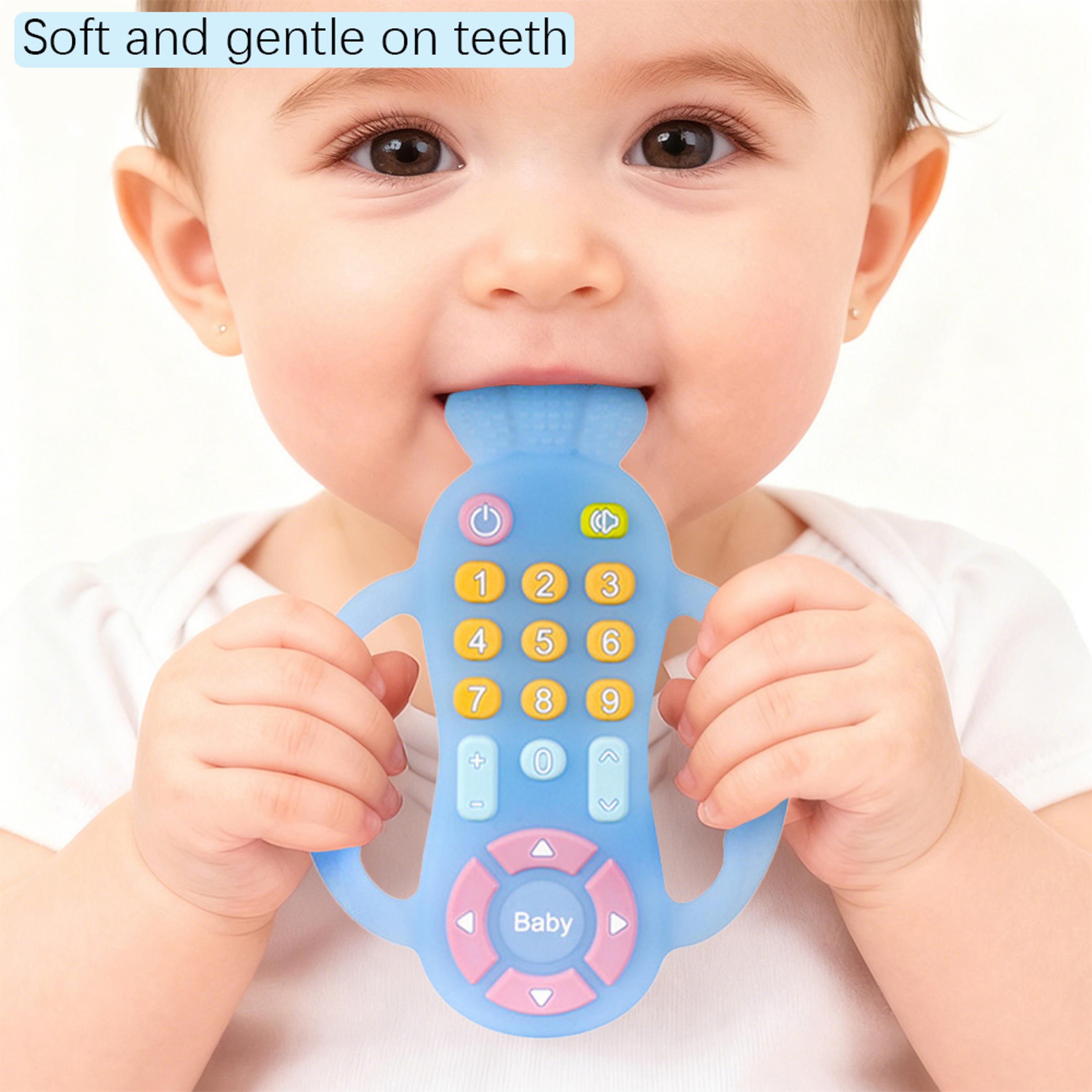 remote control baby teether toy anti thumb sucking soothing pacifier