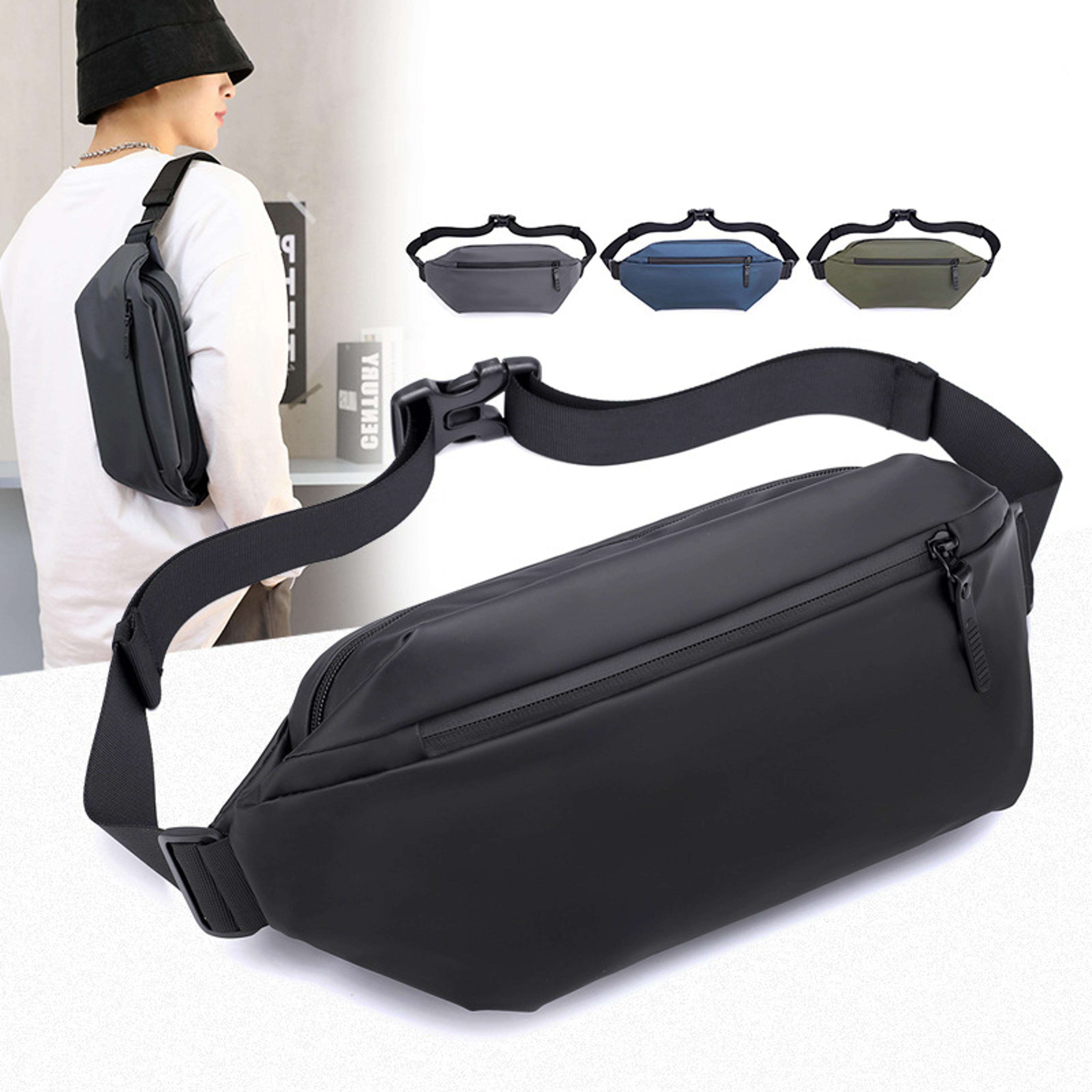 waterproof travel waist bag multi purpose crossbody chest bag for men