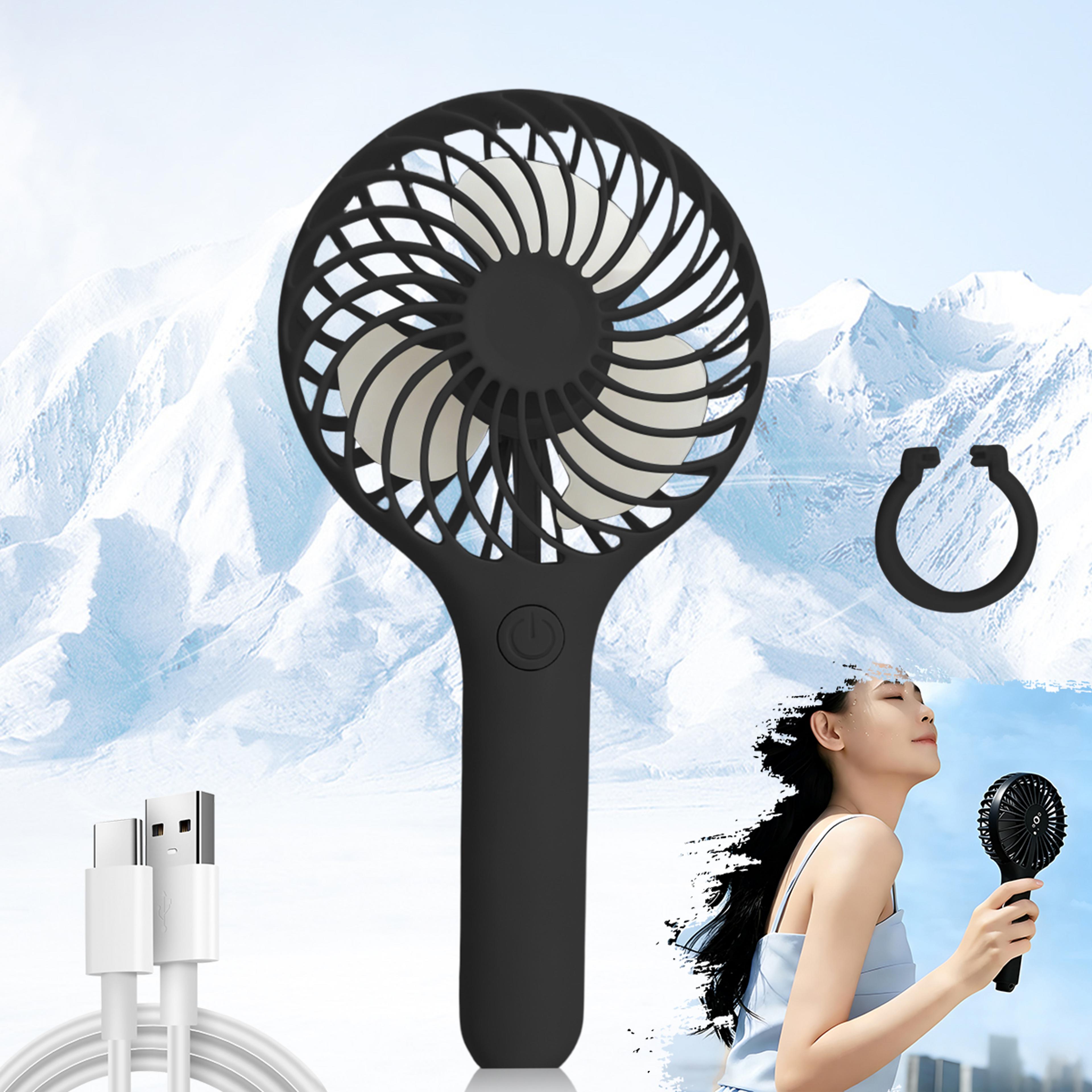 portable mini handheld fan usb rechargeable speed personal cooling fan
