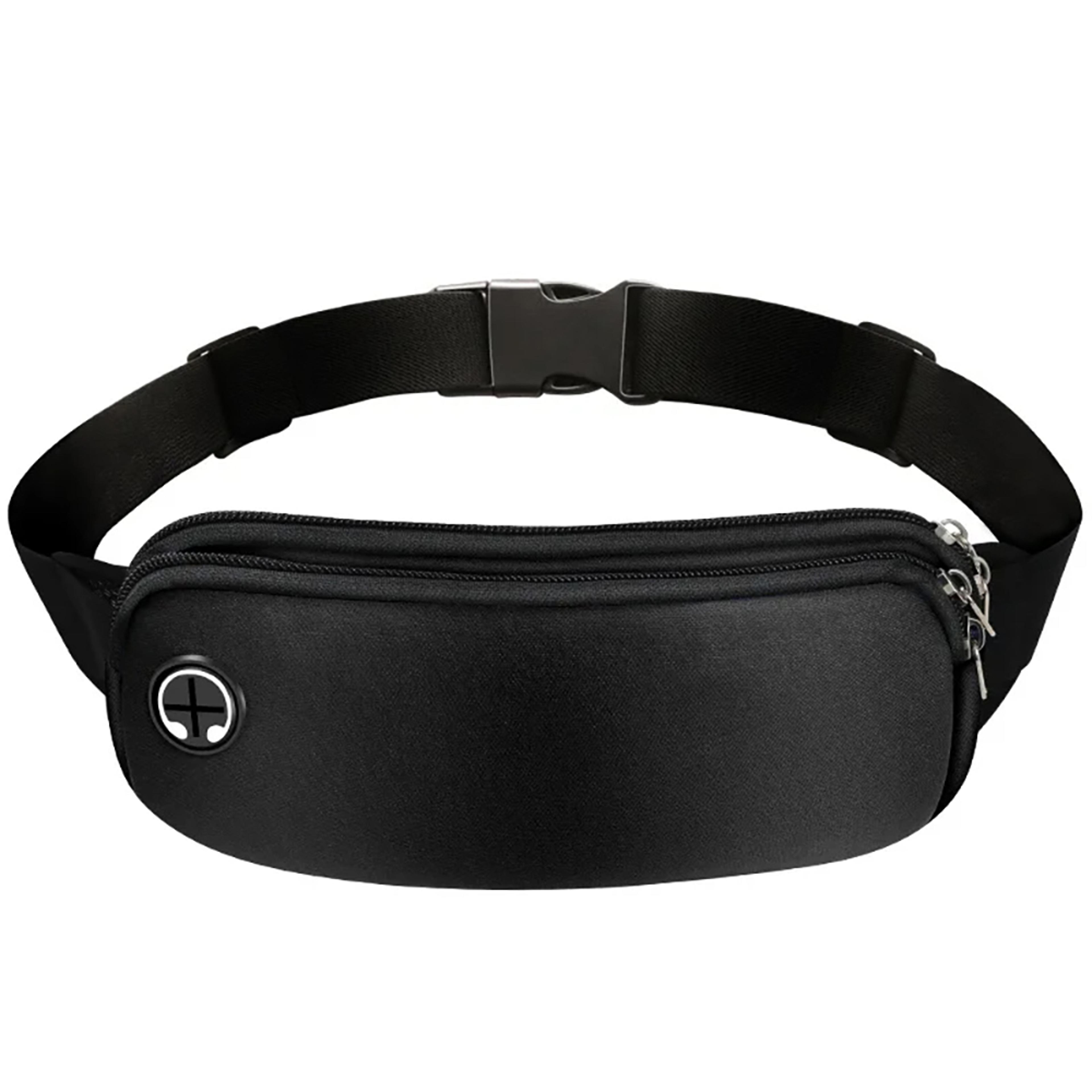 running belt waist bag for sports travel with secure phone storage