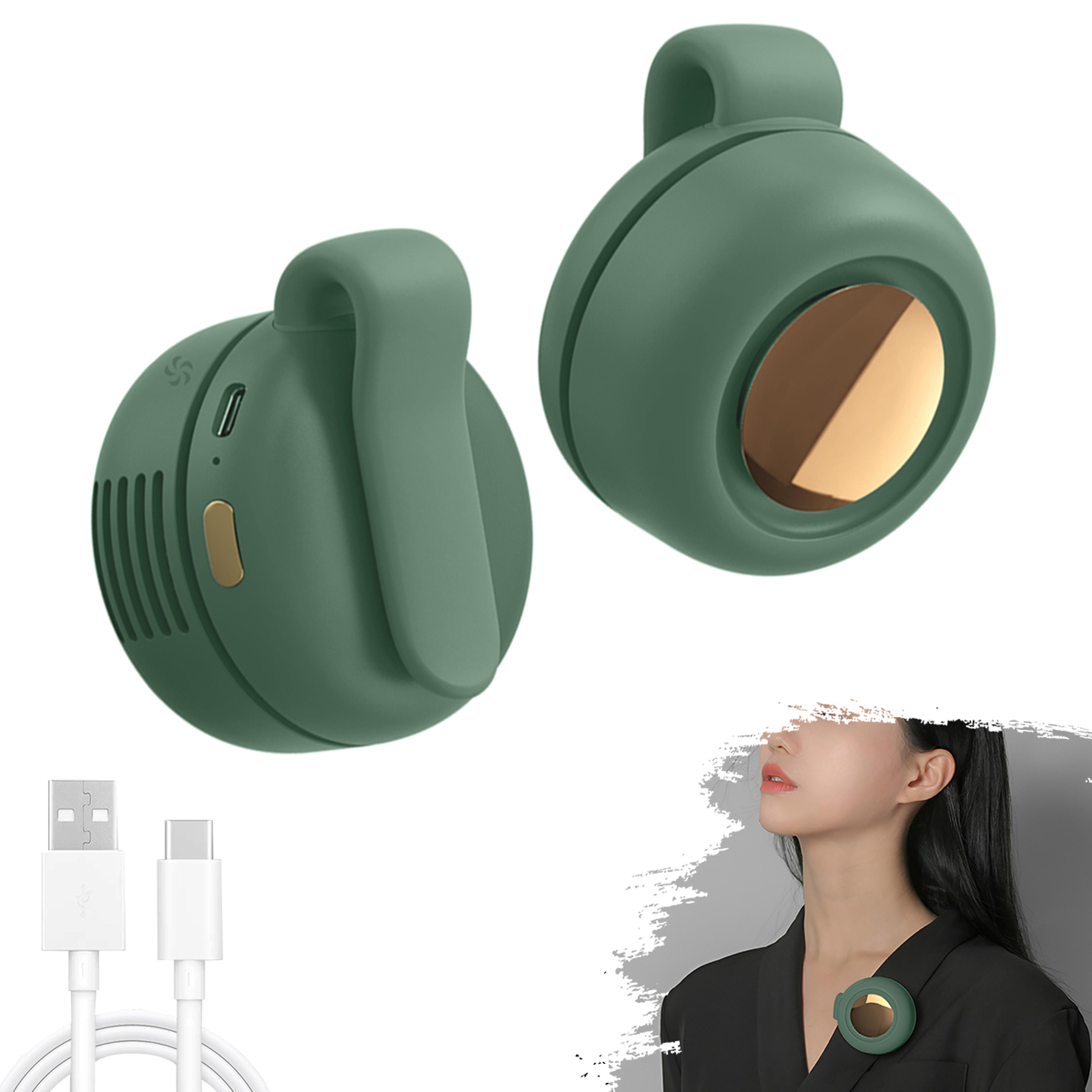 hands free waist clip fan portable rechargeable personal cooling fan