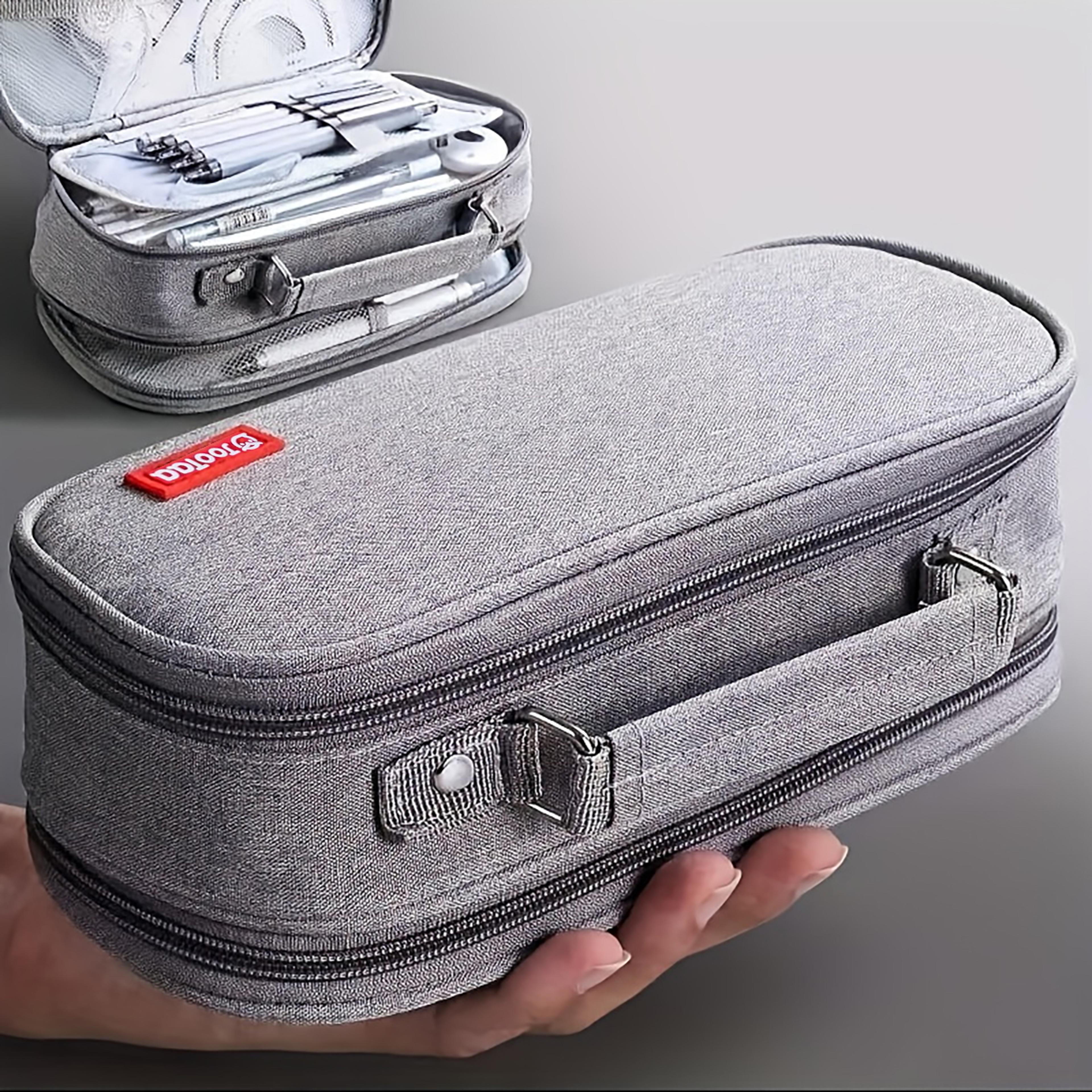 large capacity pencil case multifunctional stationery bag for school office