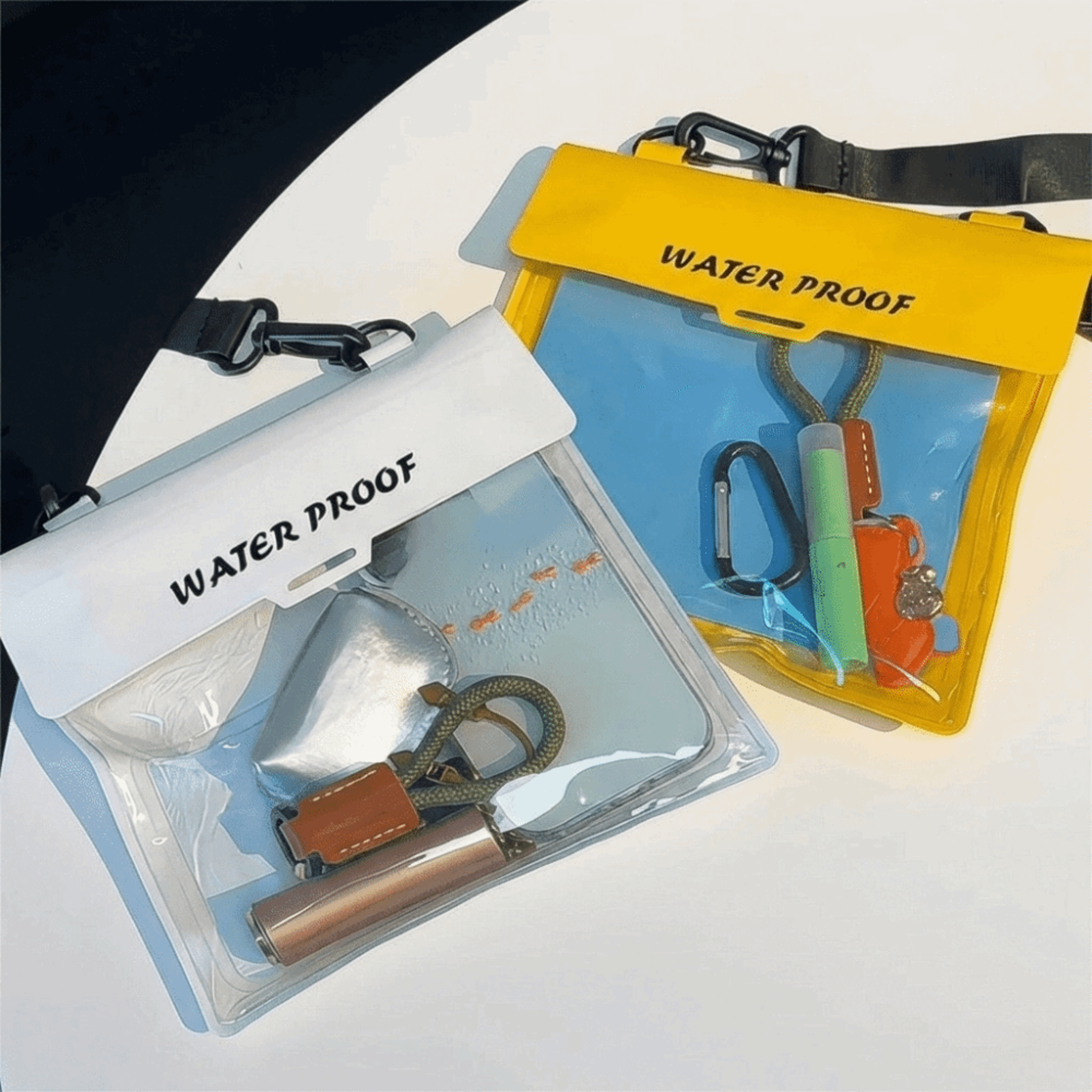 waterproof phone waist bag with touch screen for swimming diving and travel