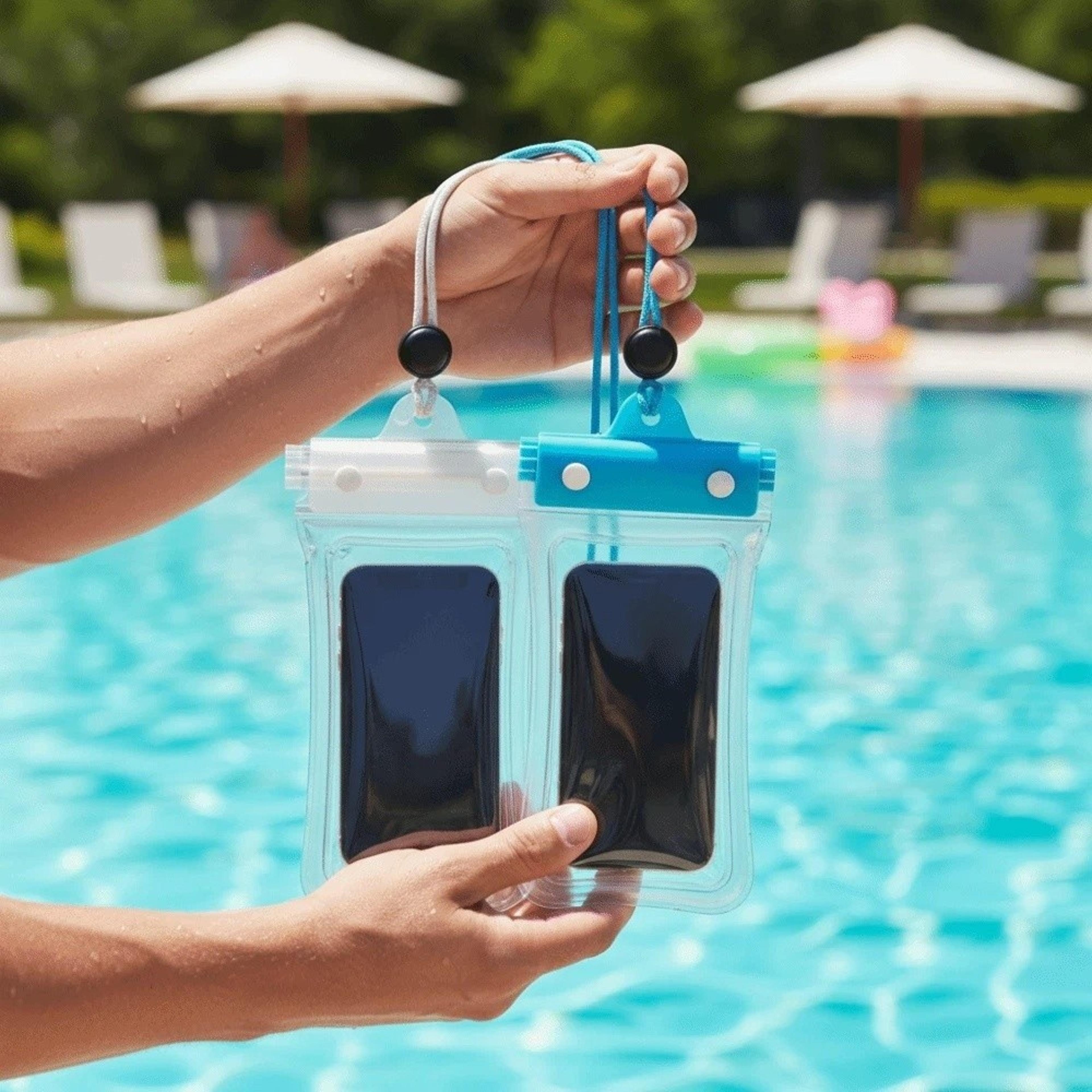 waterproof phone pouch crossbody dry bag with adjustable strap