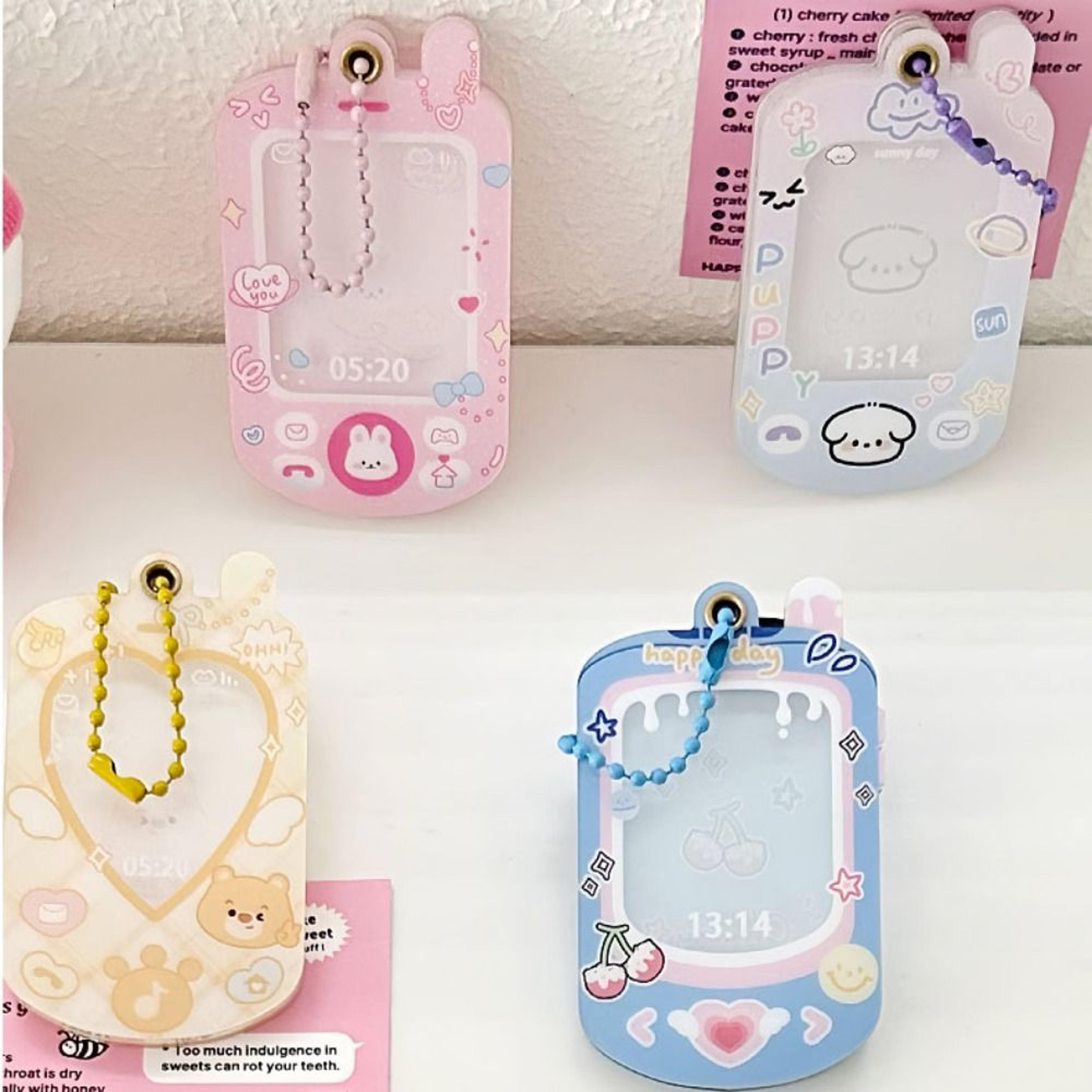 photocard holder acrylic display frame cute hanging card protector