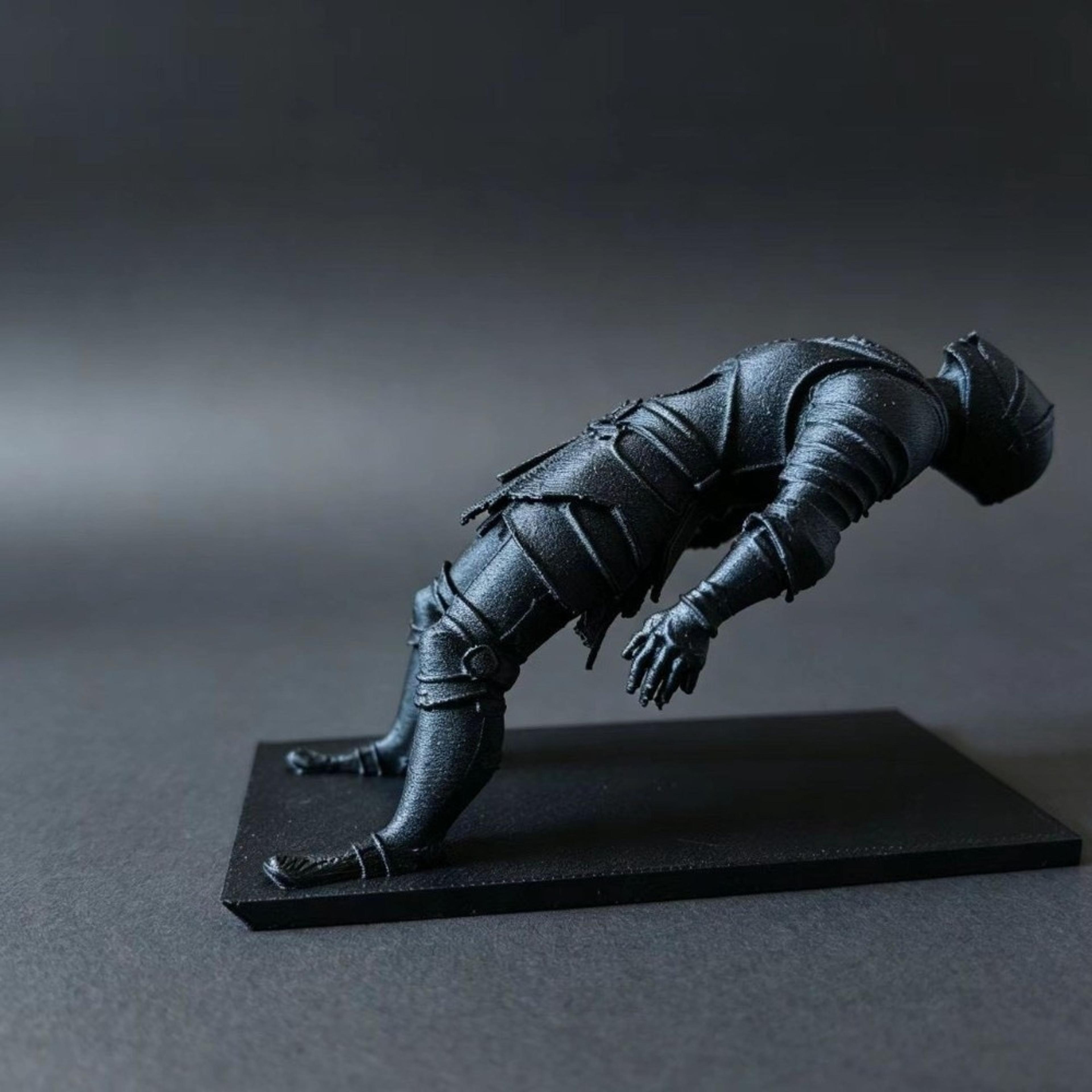 printed knight pen holder desk organizer creative warrior decor gift