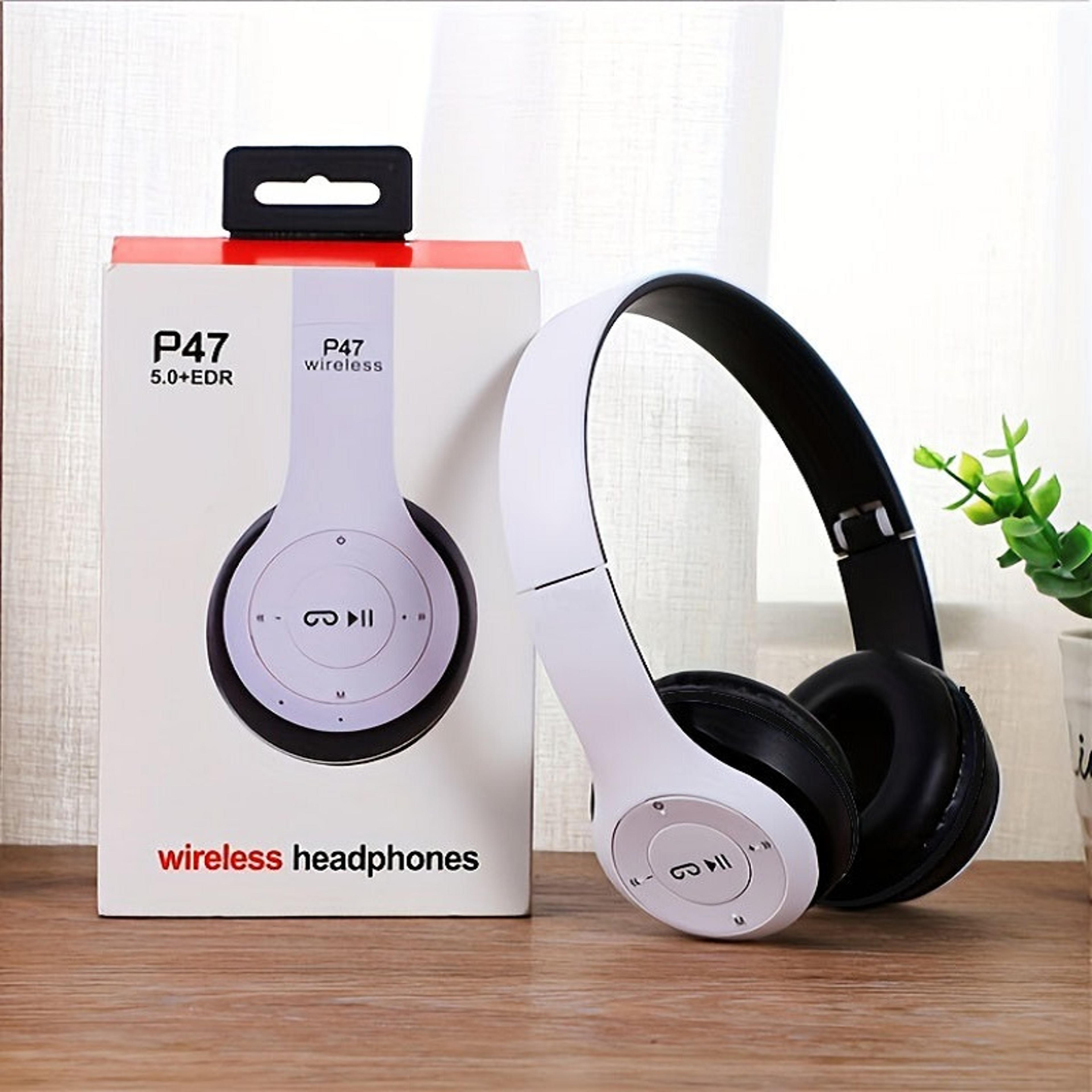 wireless bluetooth headset folding stereo sports gaming headphones
