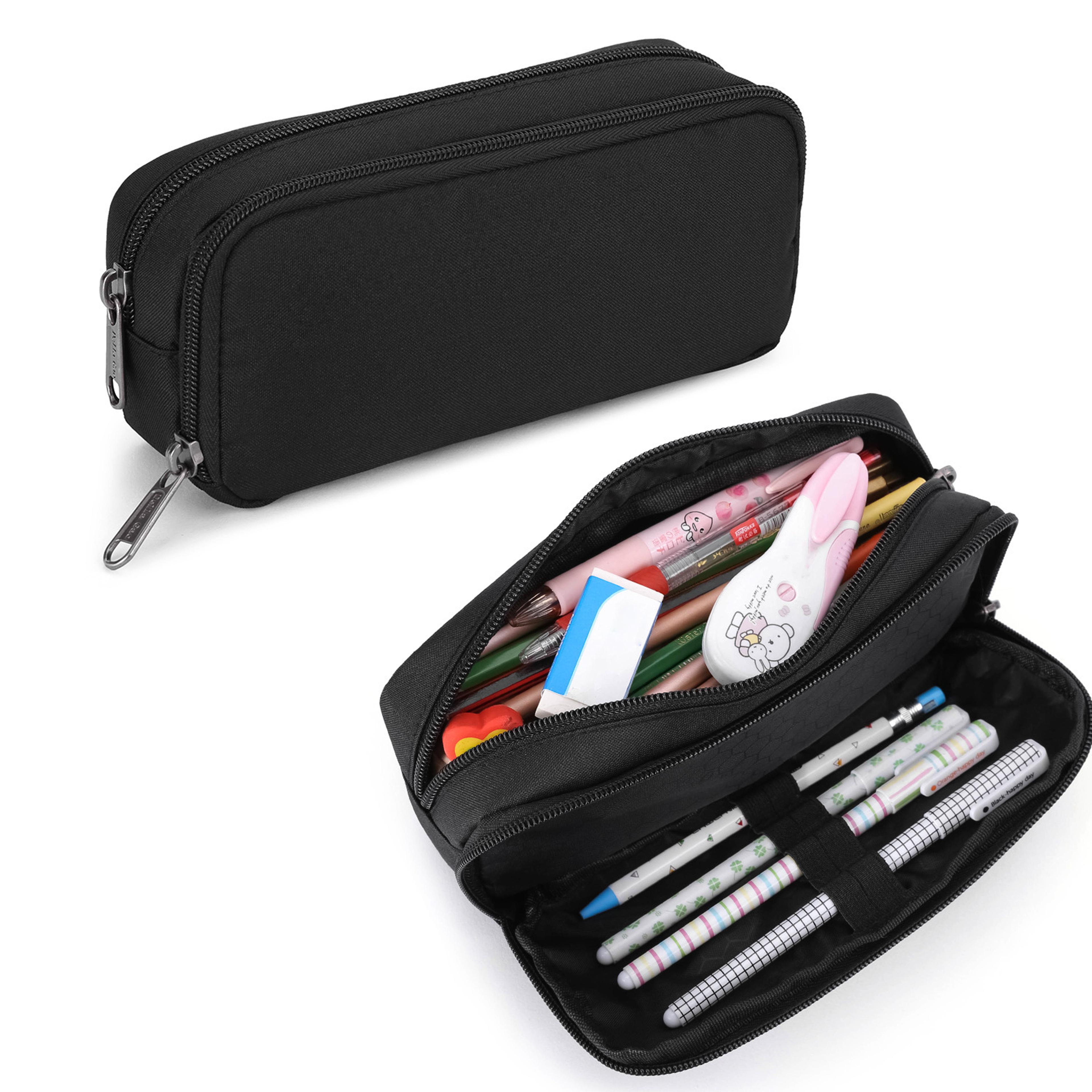 large capacity pencil case multifunctional pencil pouch school office stationery organizer