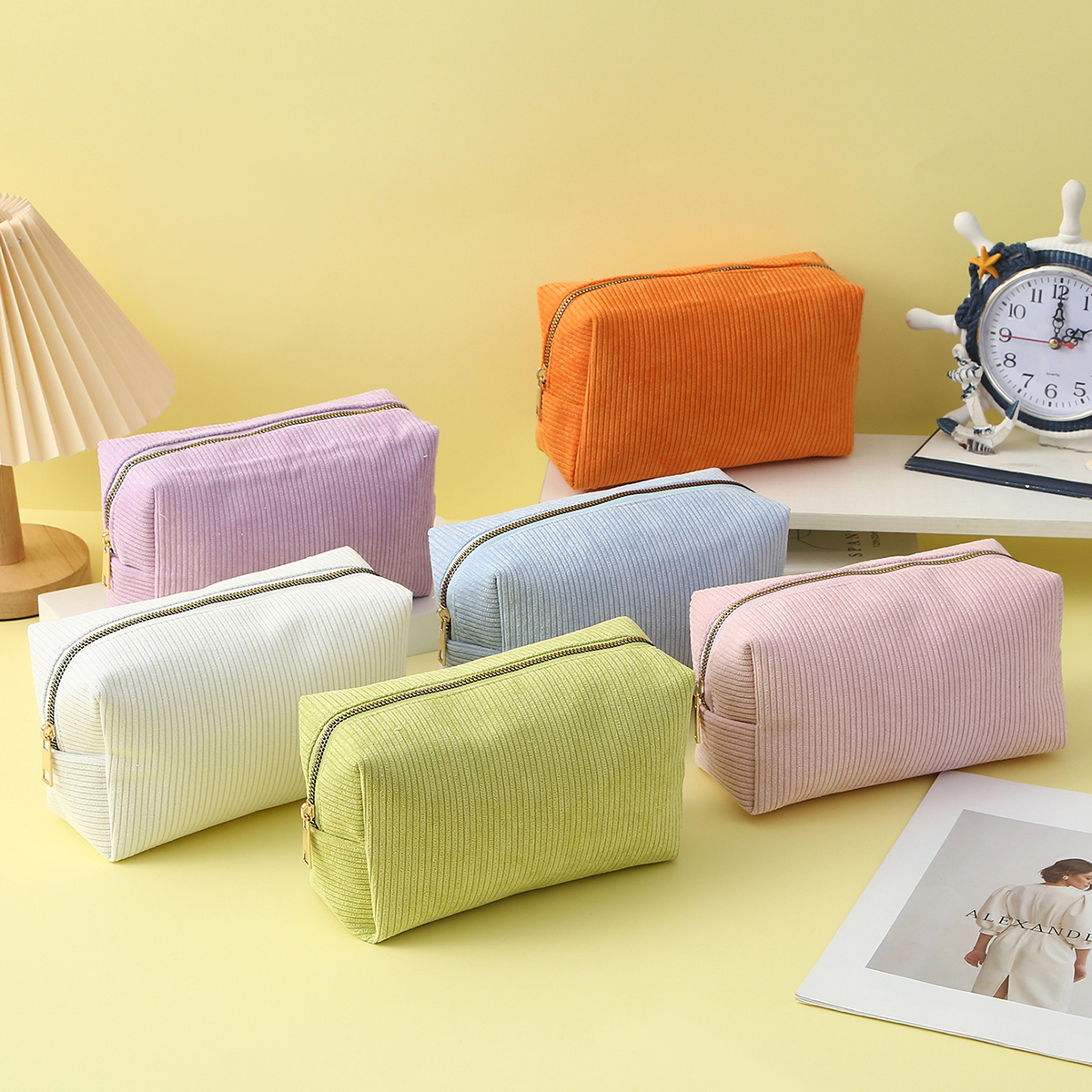 cute large capacity pencil case for girls with stylish school supply organizer