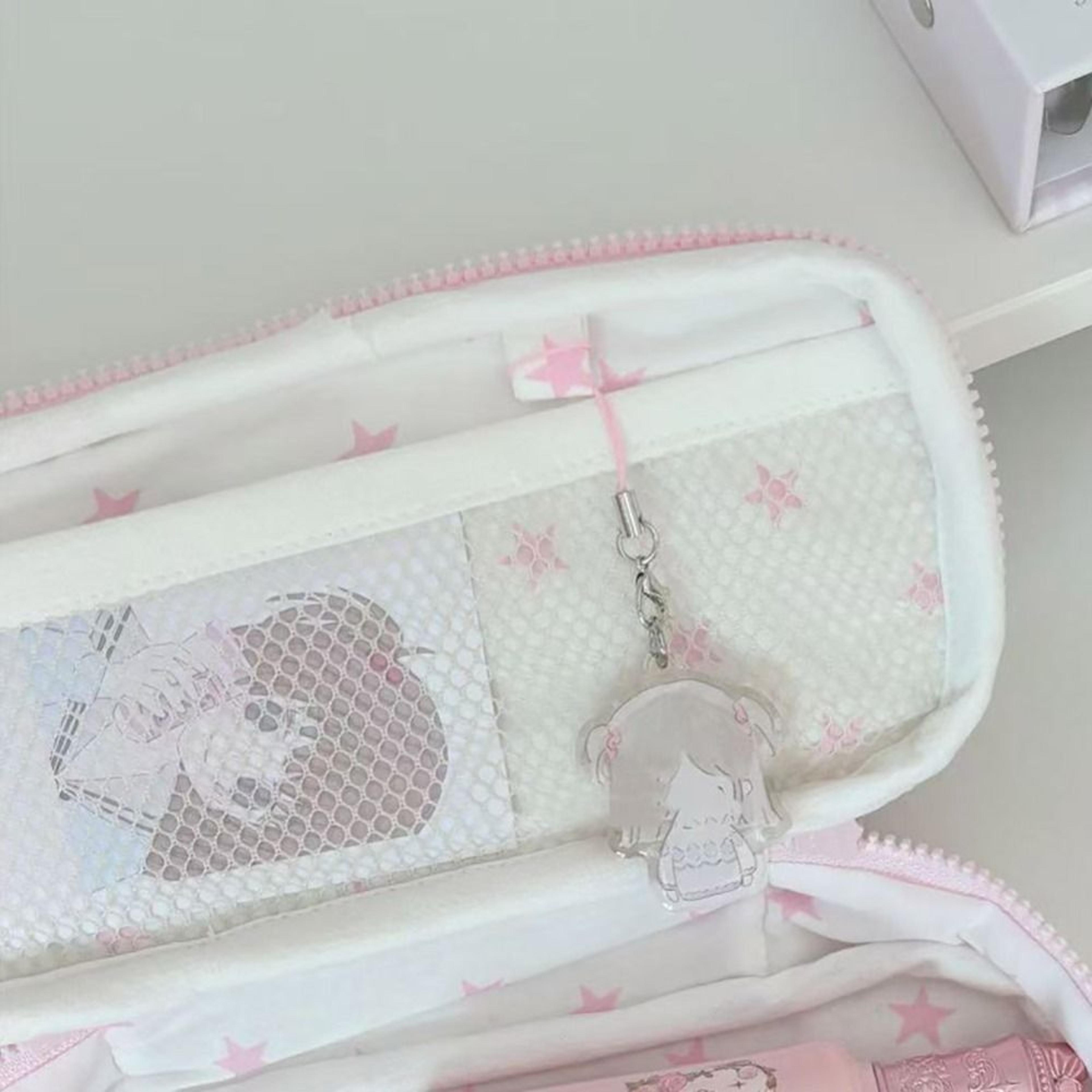 strawberry design large capacity pencil case portable stationery bag for school
