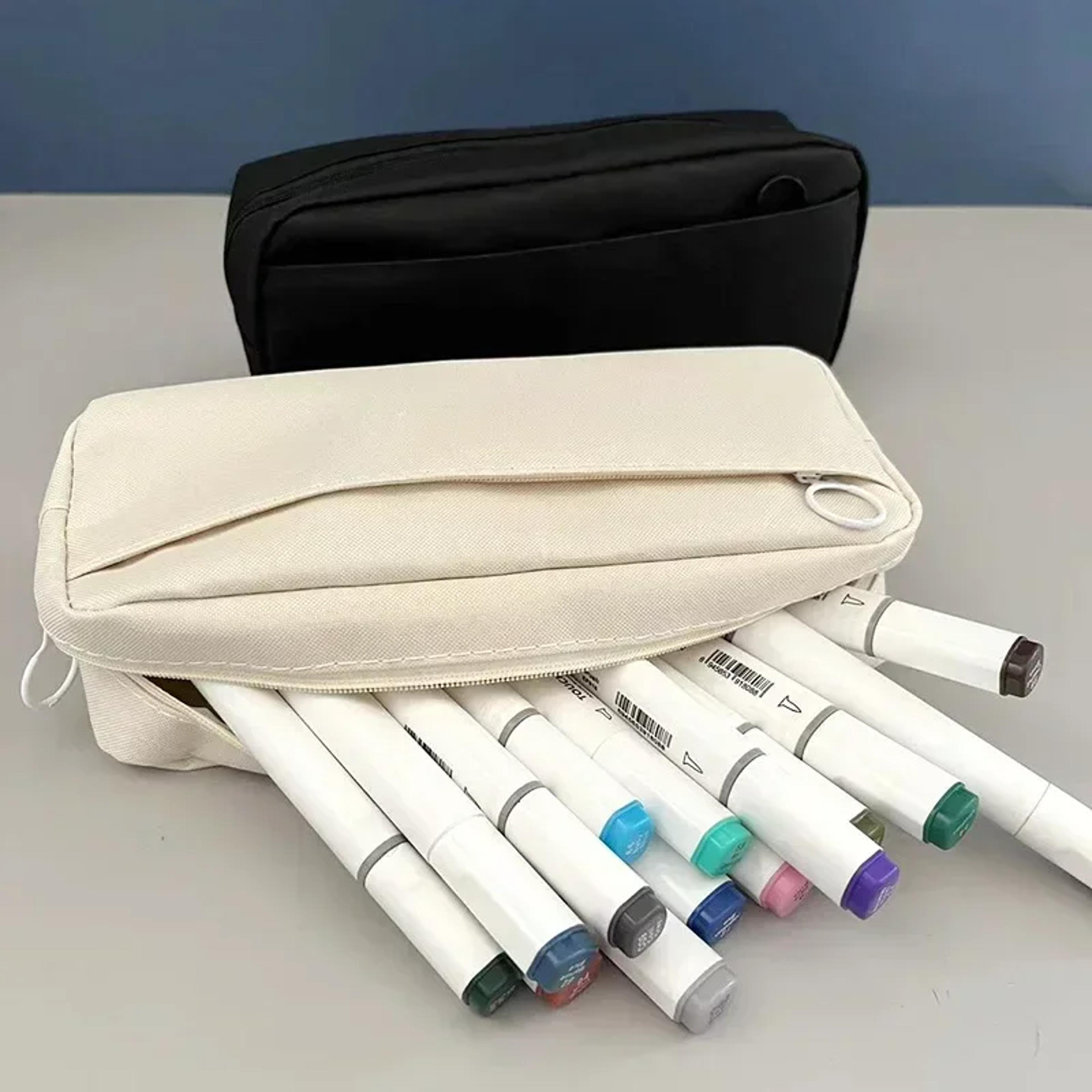 large capacity pencil case cute student pen pouch school stationery organizer