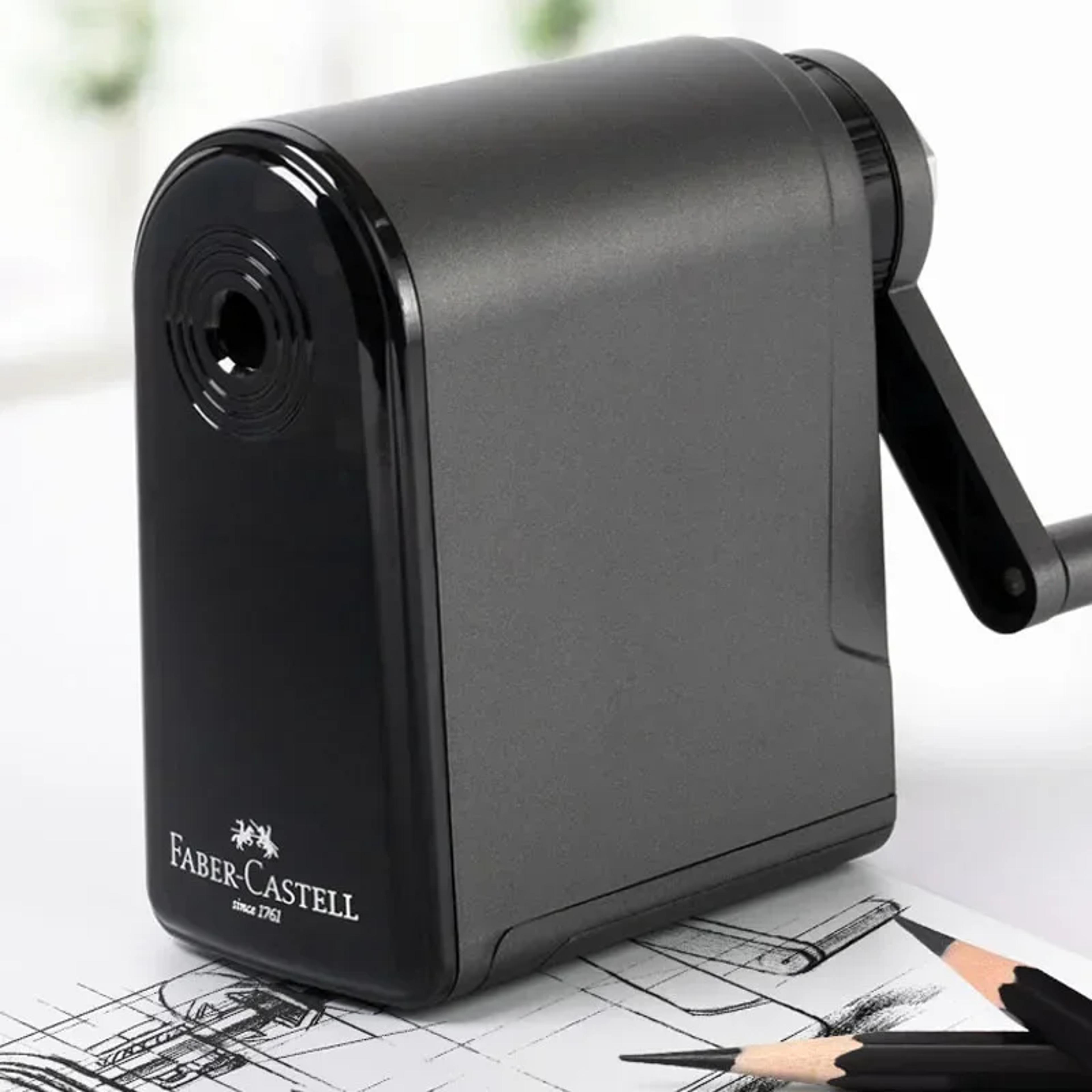 adjustable long point pencil sharpener for art drawing and sketching pencils