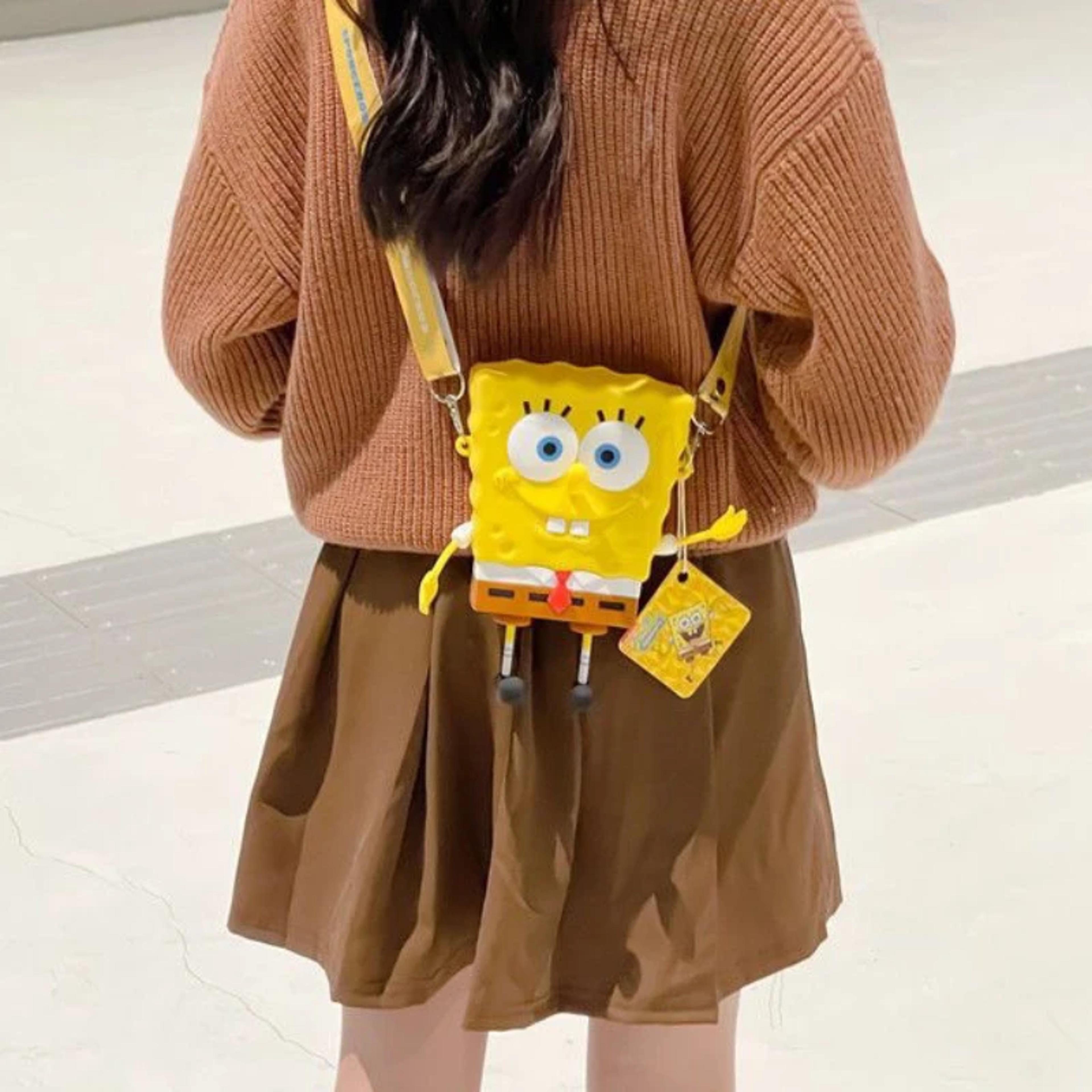spongebob squarepants kids shoulder bag cute cartoon crossbody bag for girls boys gift