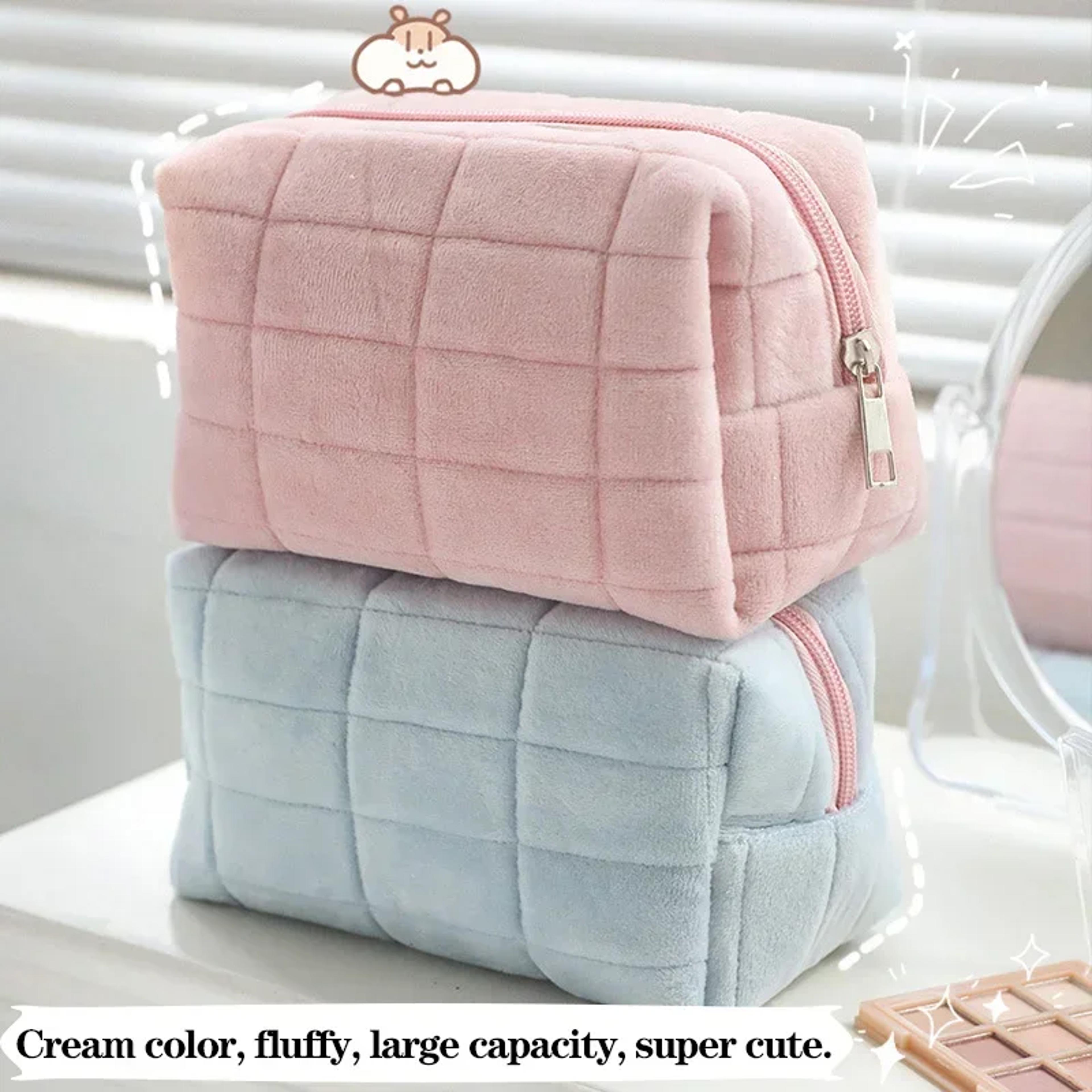cute pillow shape pencil case large capacity organizer bag for girls students and office supplies