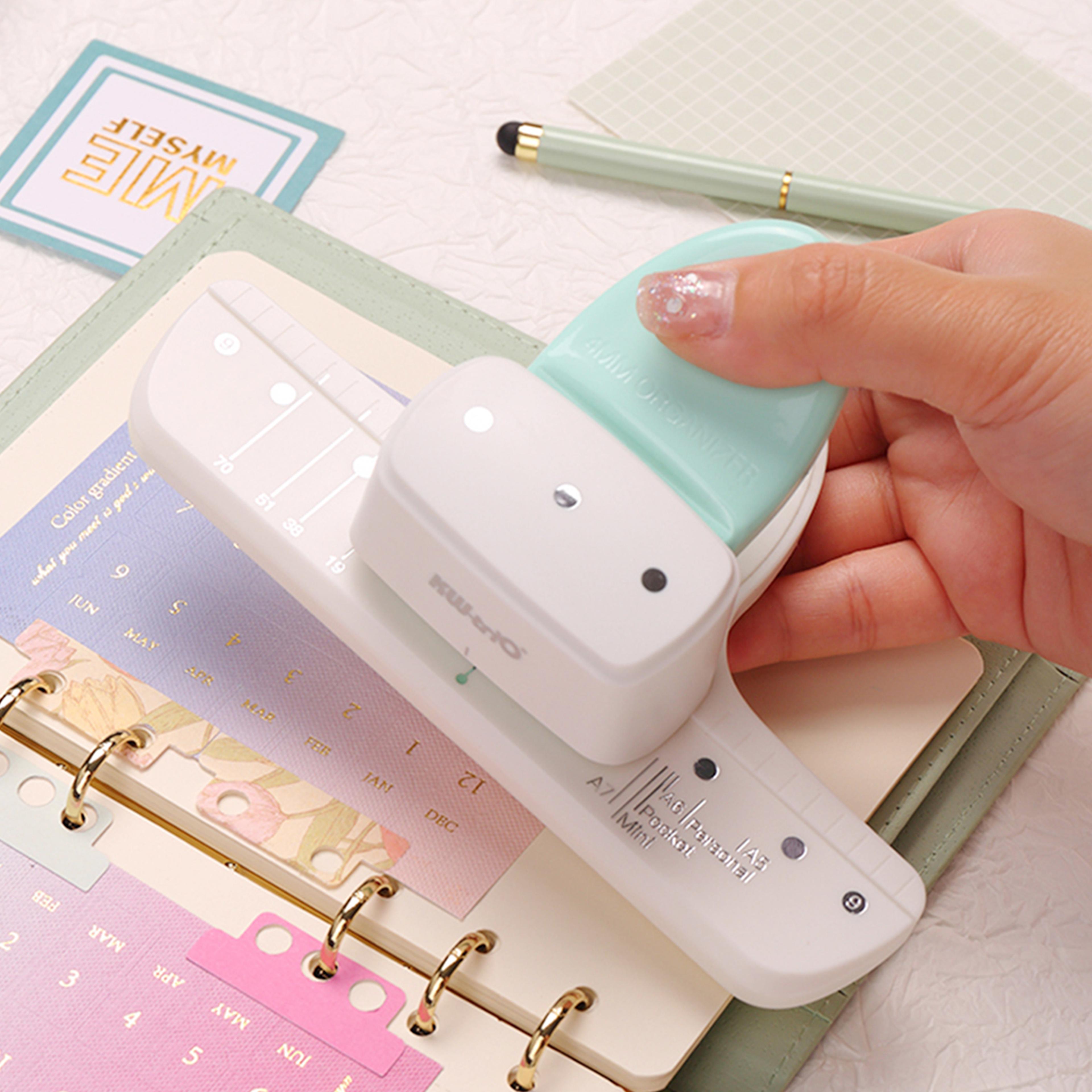 adjustable hole paper puncher for planner notebook scrapbook sheets