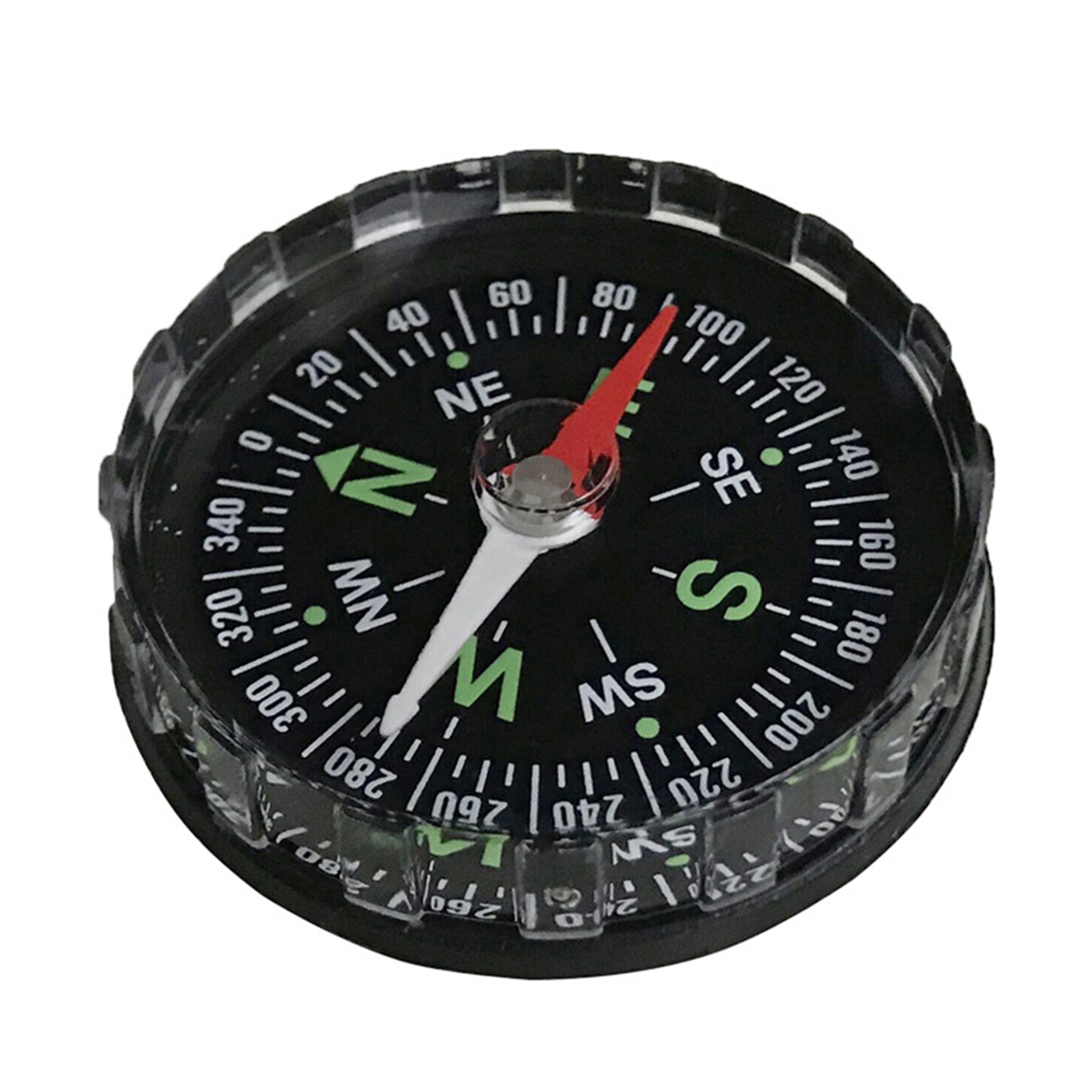 mini button compass for camping hiking and emergency navigation
