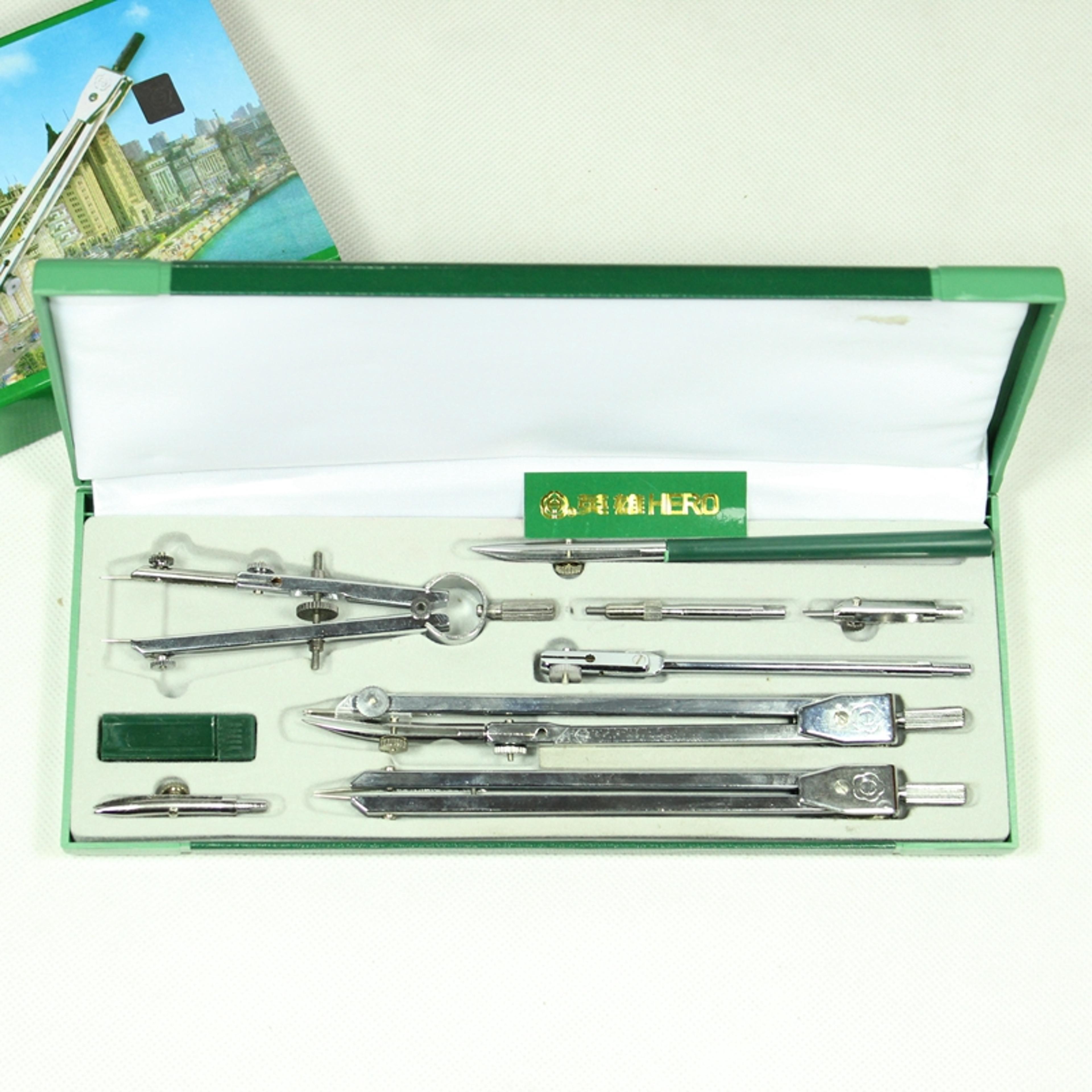 mechanical drawing compass set for architecture engineering and precision design