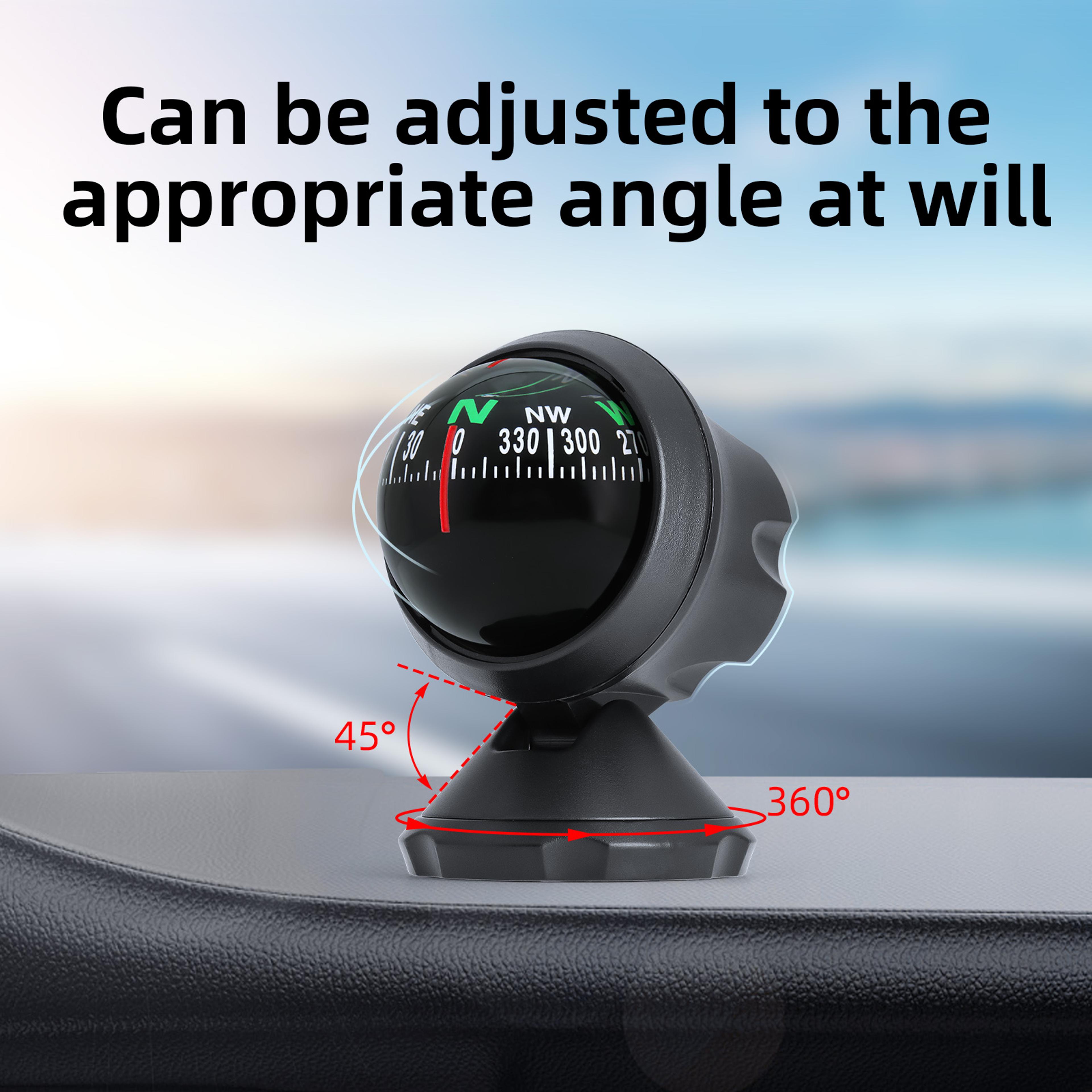 precision dash mount compass adjustable navigation ball compass for car and marine boat