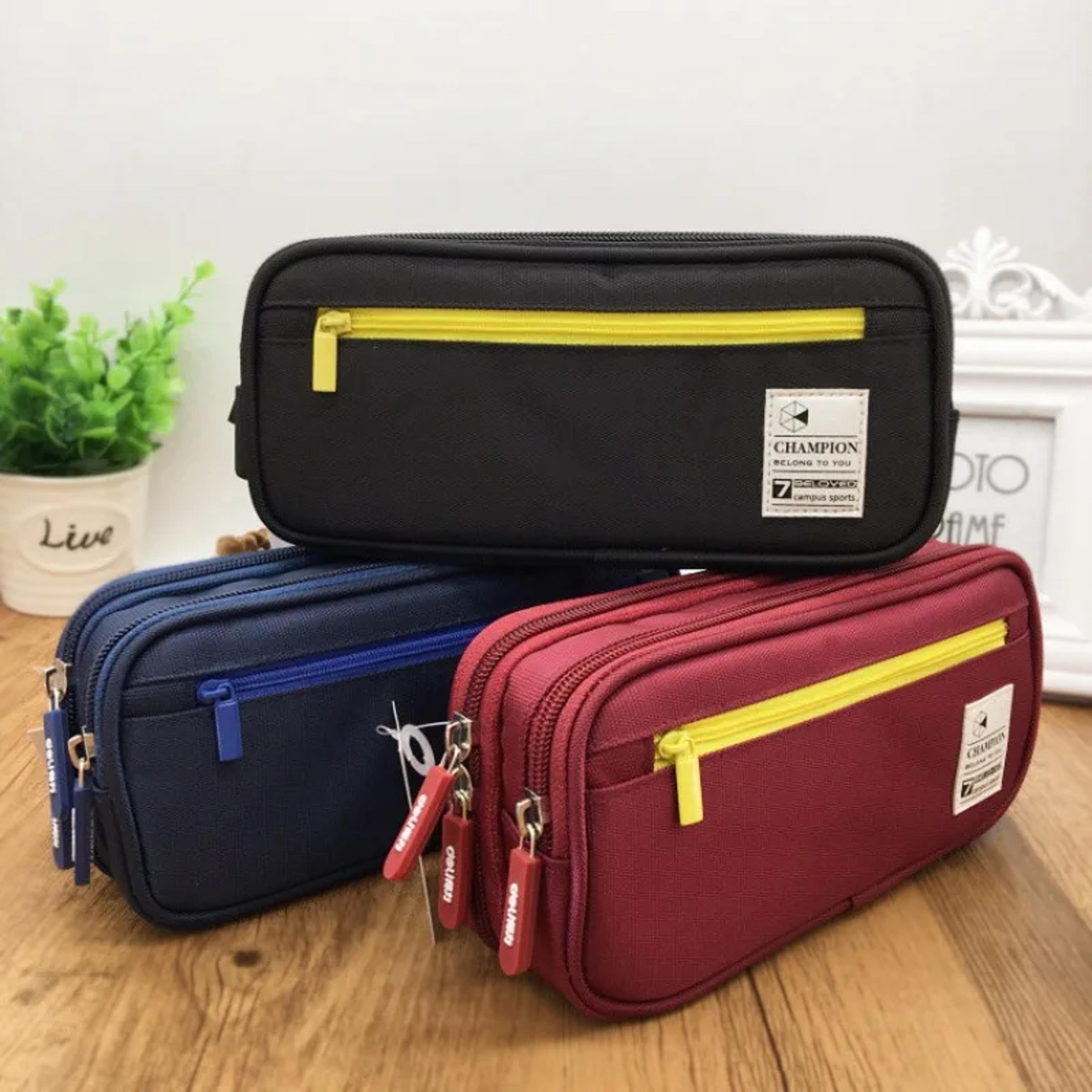 japanese pencil case large capacity stationery organizer