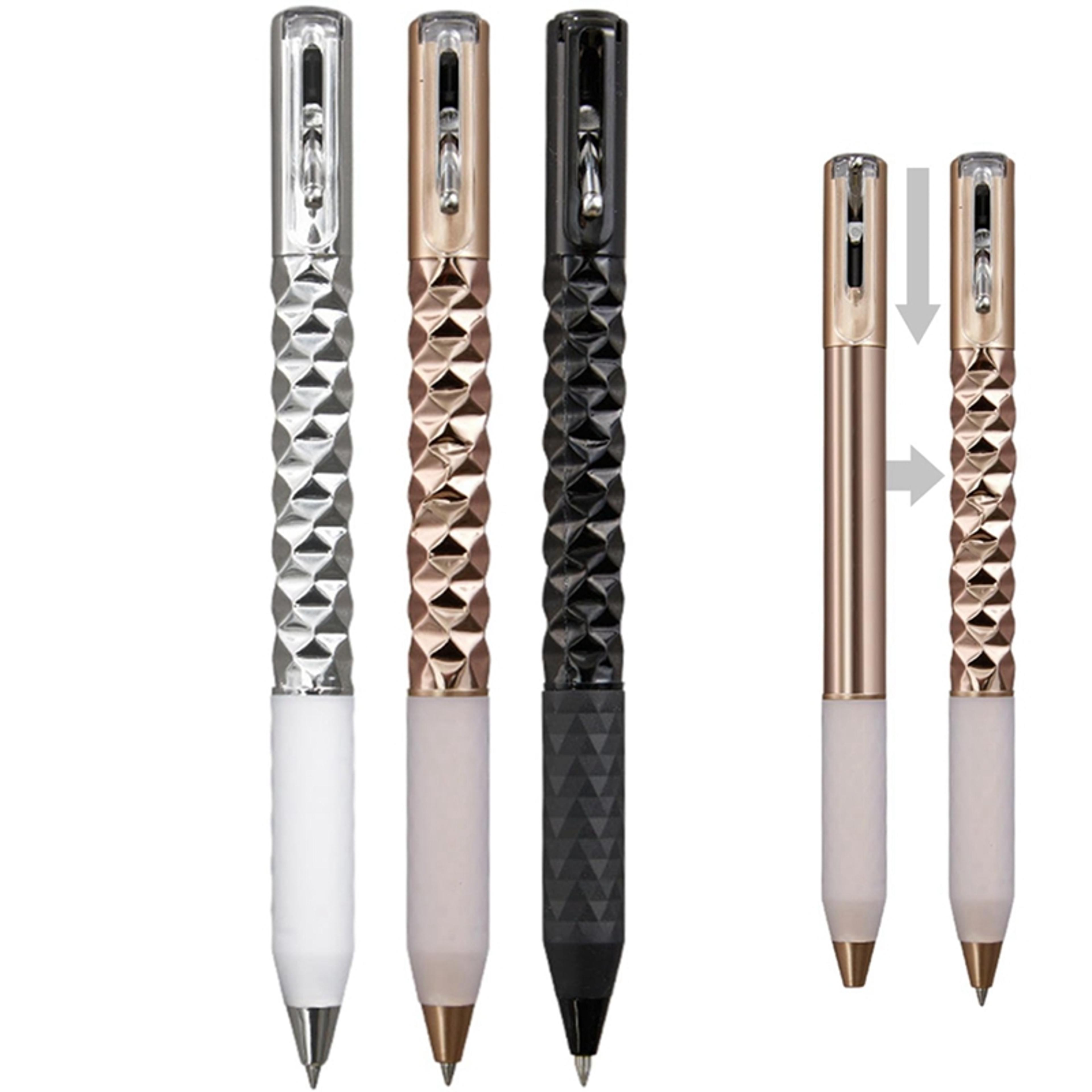 metal fidget pen retractable gel stress relief pen