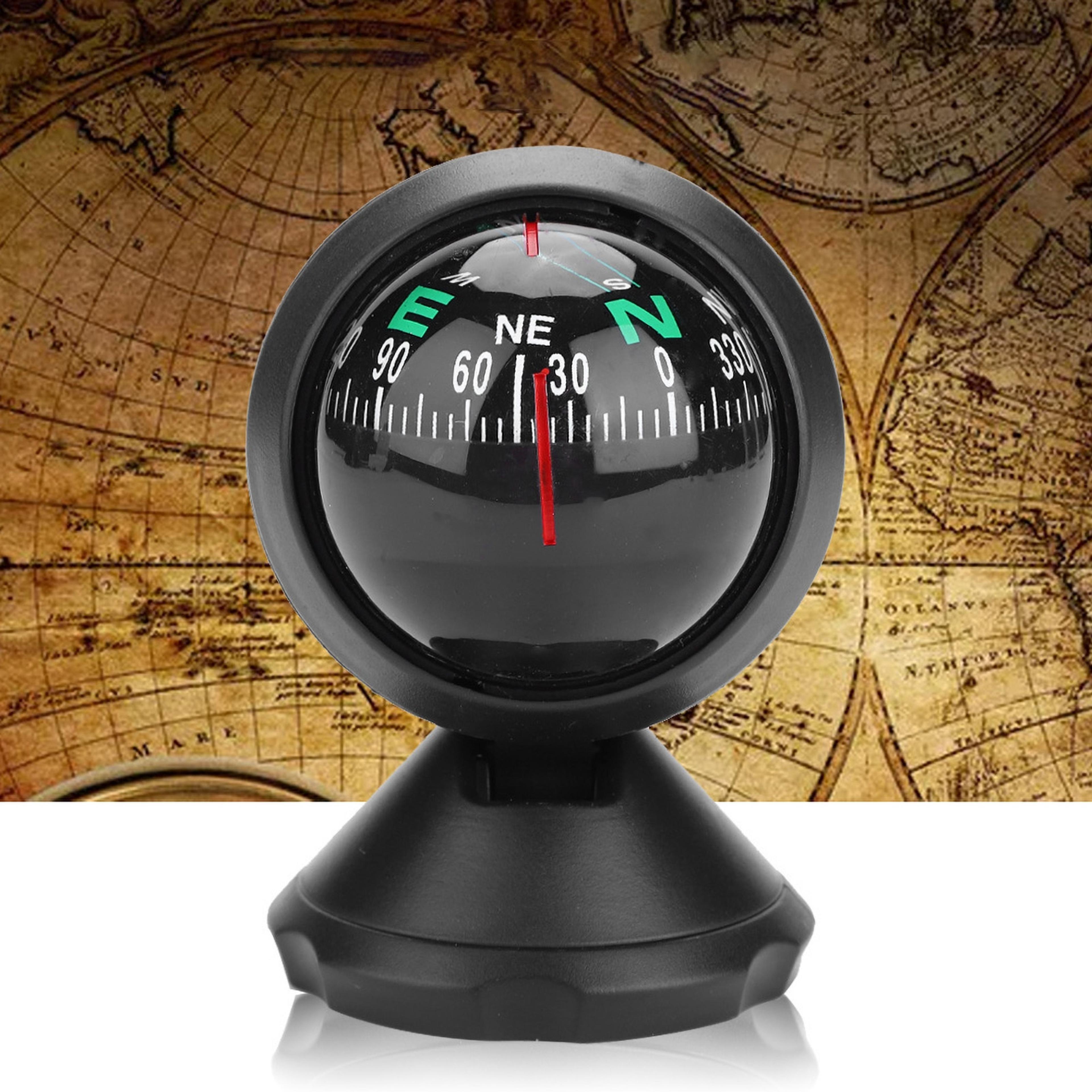 precision marine compass for boat & night vision vehicle navigation ball