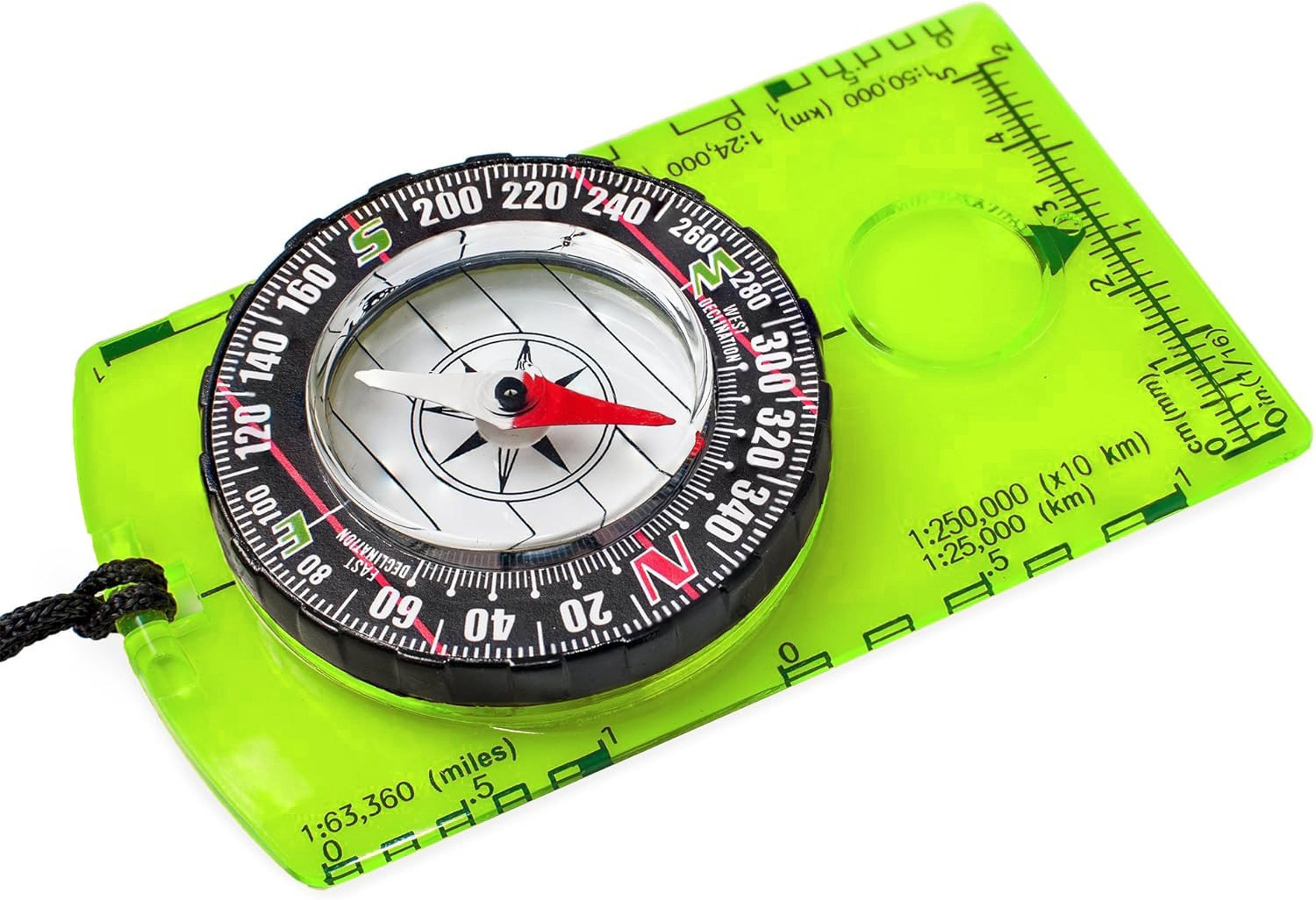 precision scout compass & backpacking compass for map reading