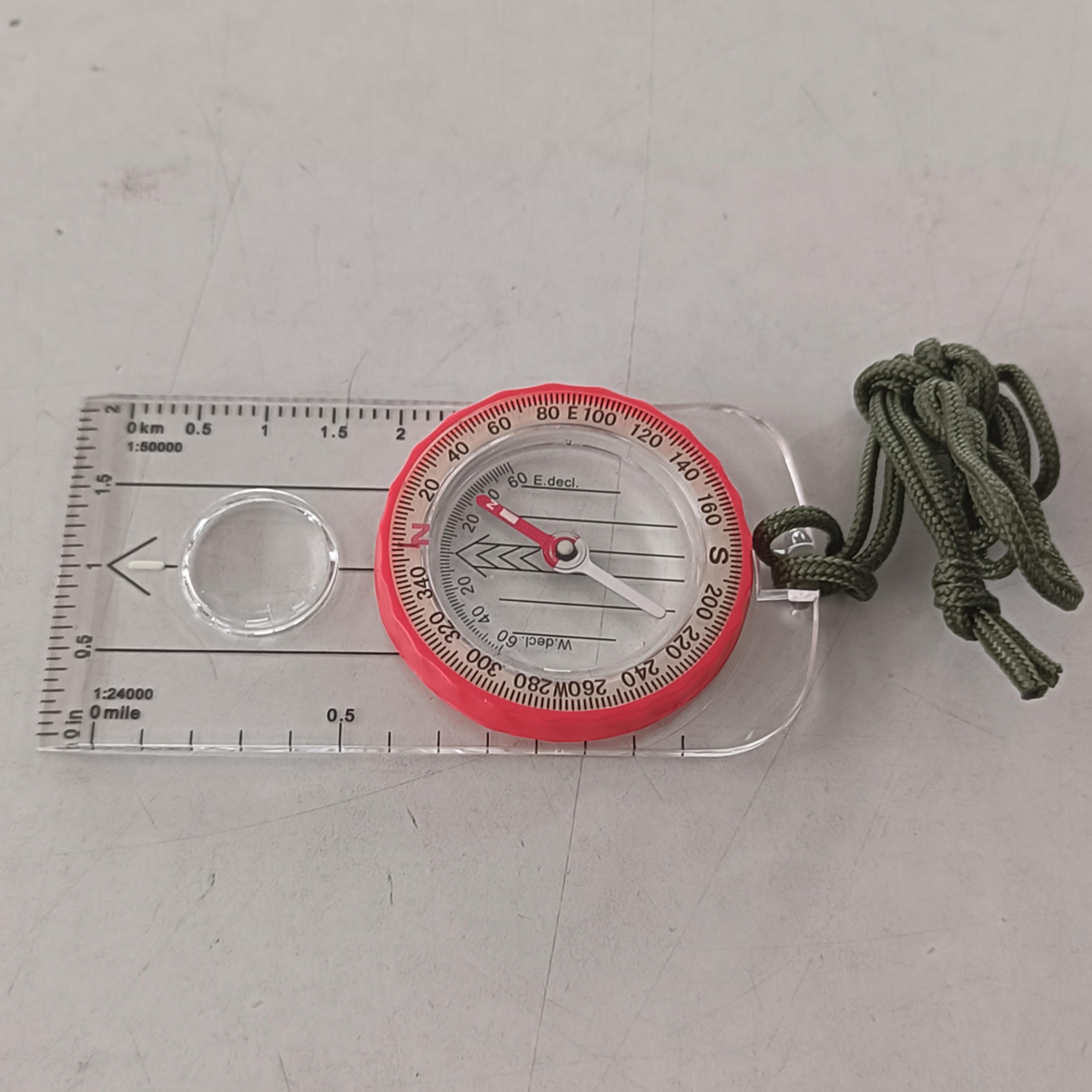 luminous expedition hiking compass high accuracy survival gear