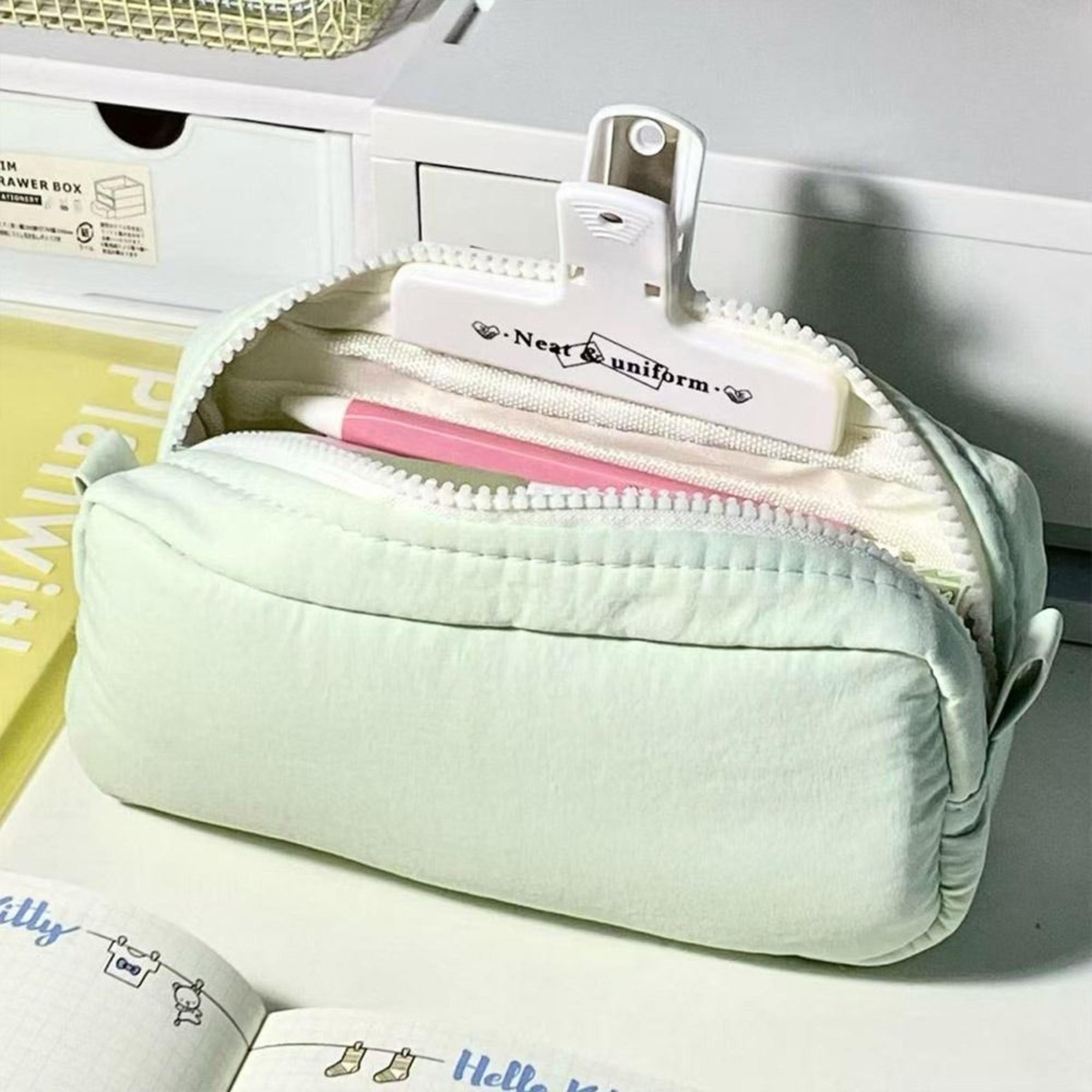 large capacity pencil case and portable stationery organizer
