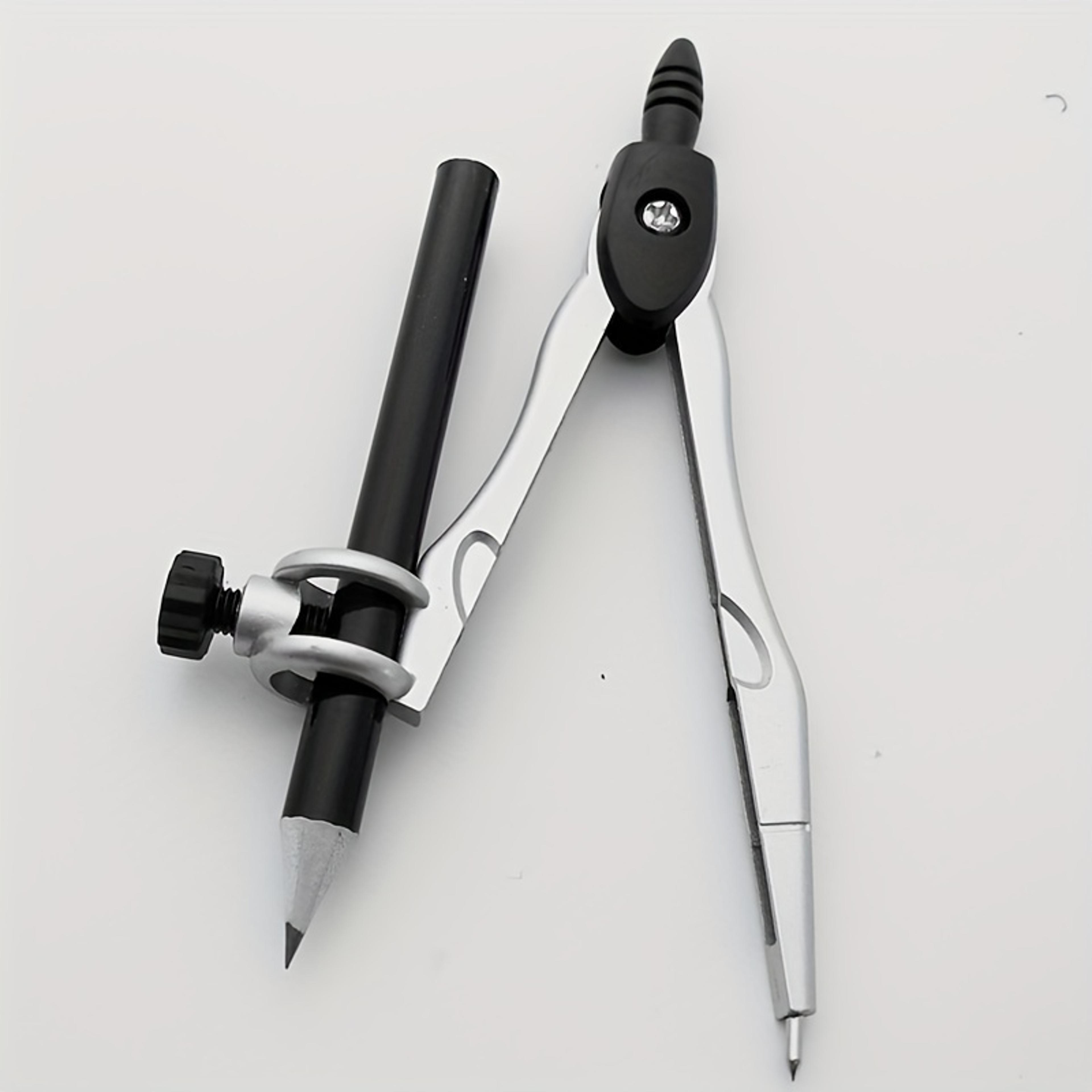 professional metal geometry compass with pencil set precision drawing tool