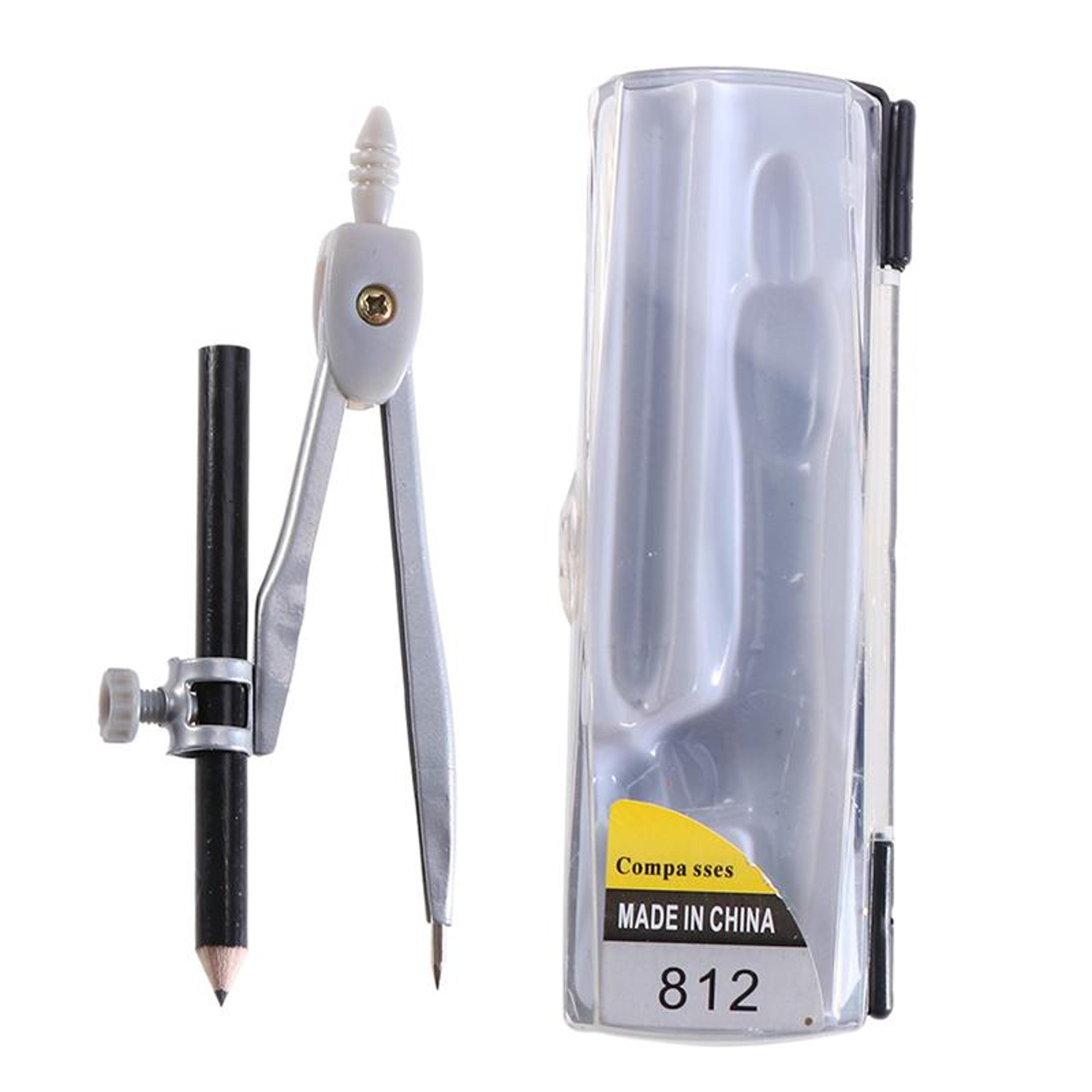precision metal compass drawing tool set for drafting math geometry and woodworking