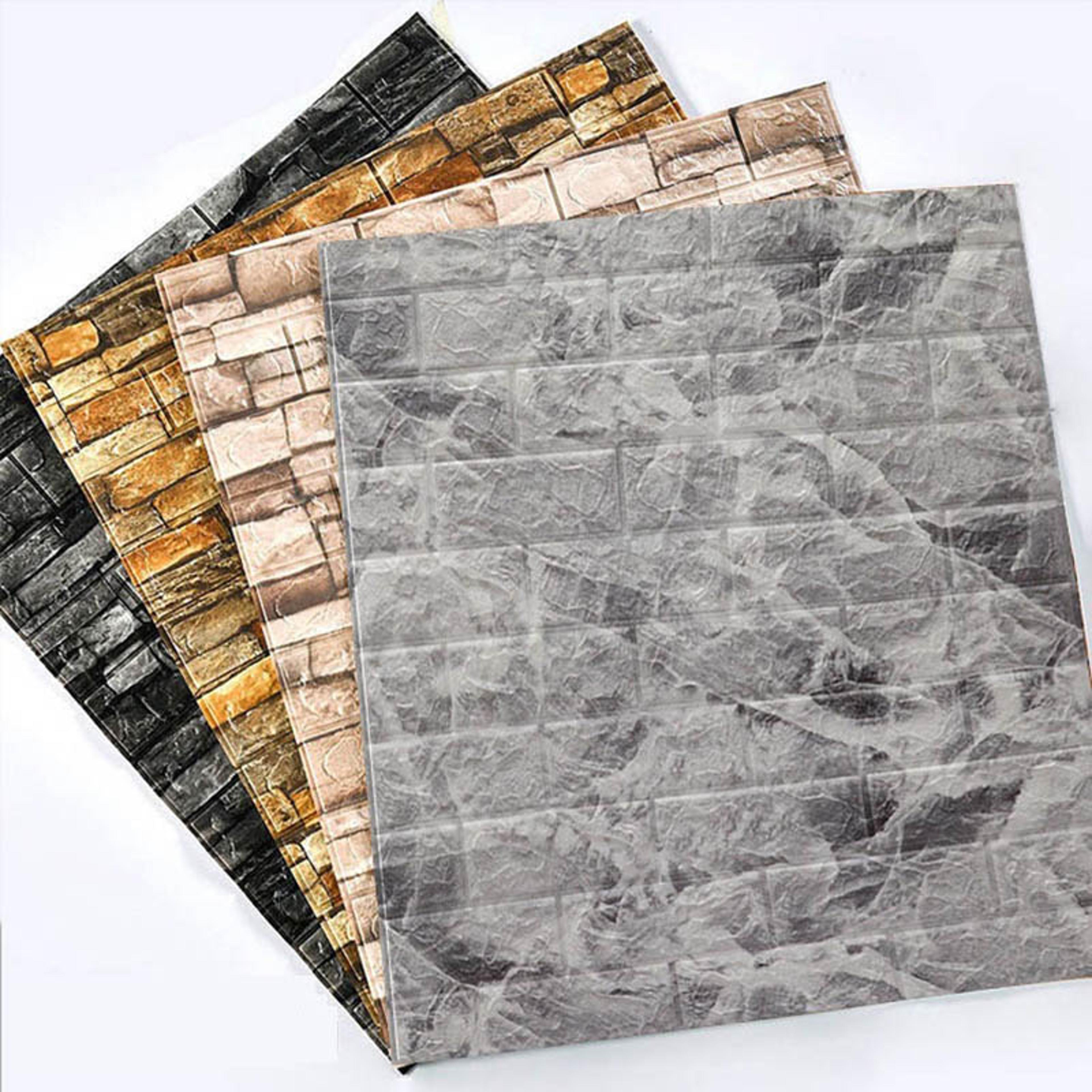 brick wallpaper self adhesive foam wall stickers waterproof home decor