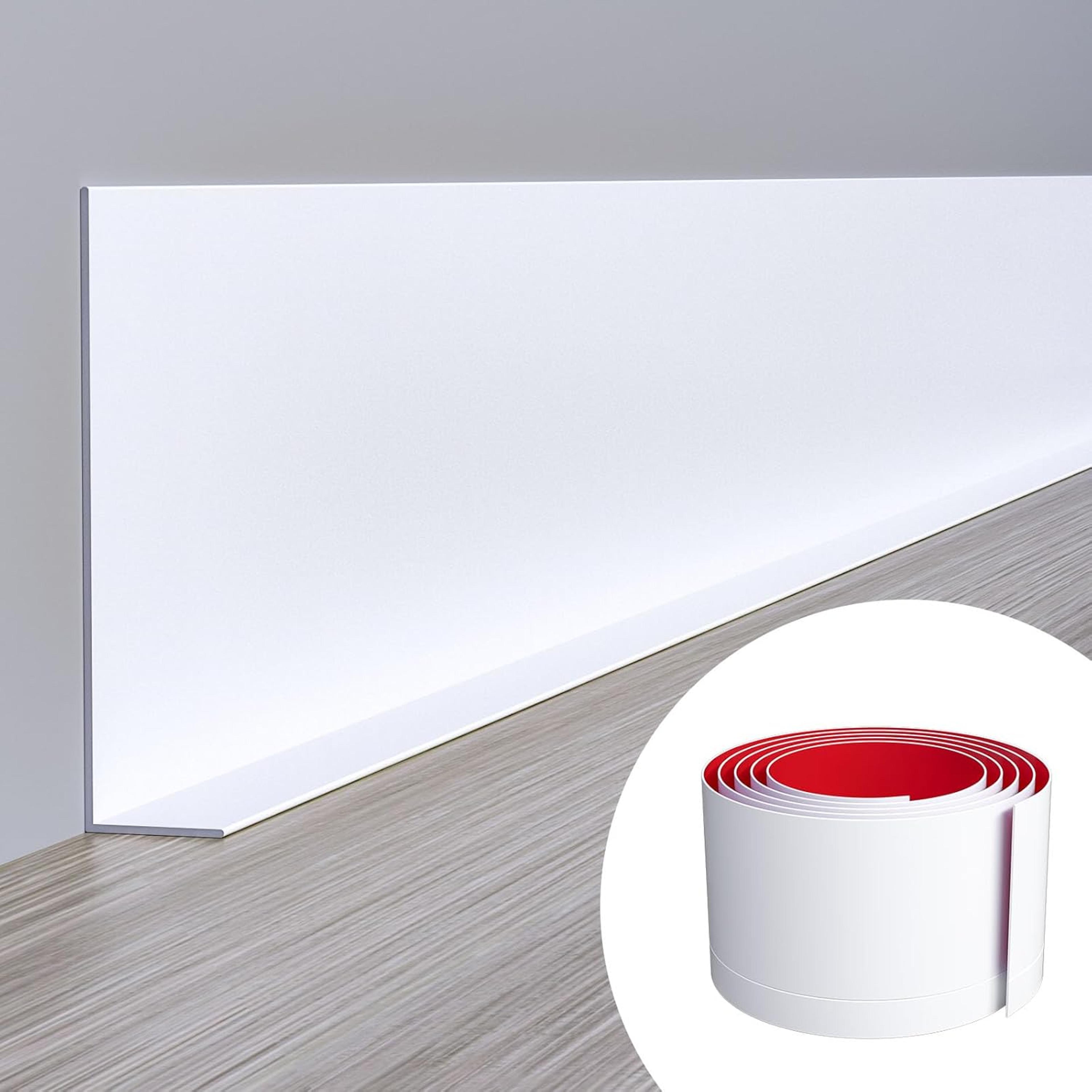 flexible pvc baseboard self adhesive waterproof wall skirting line for home renovation