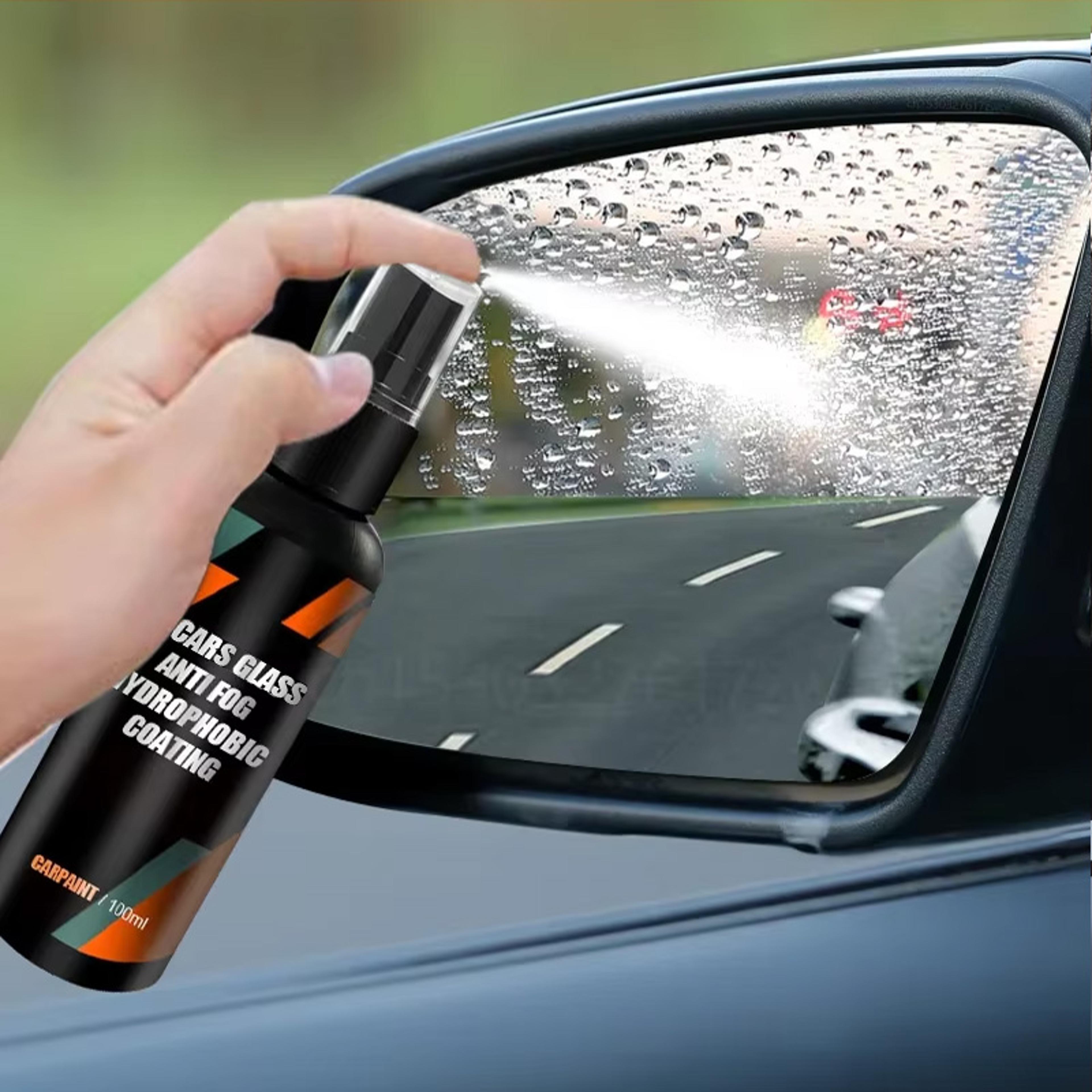 nano glass rain repellent spray hydrophobic car windshield coating