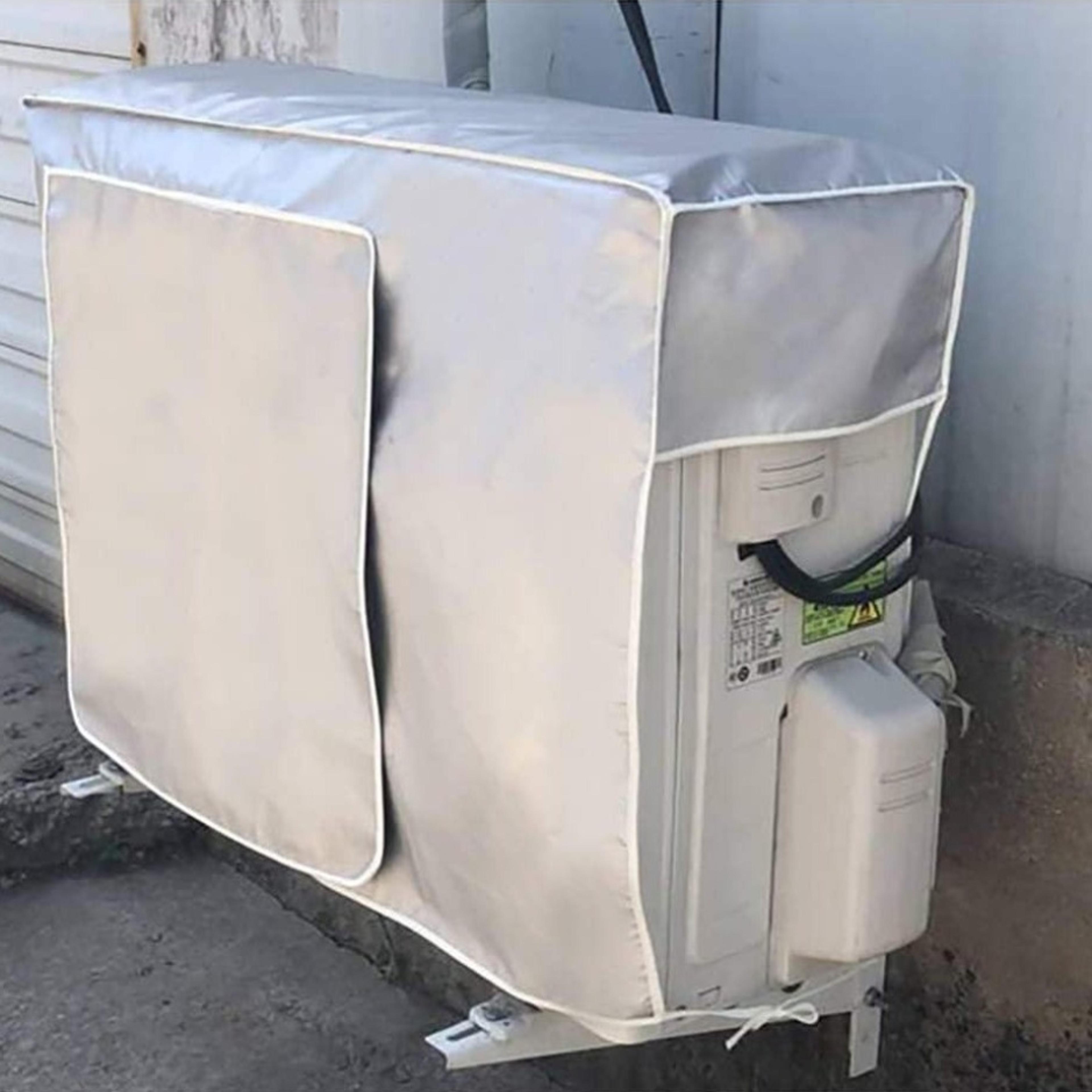 outdoor ac unit cover windproof dustproof protective sleeve wall mount air conditioner cover