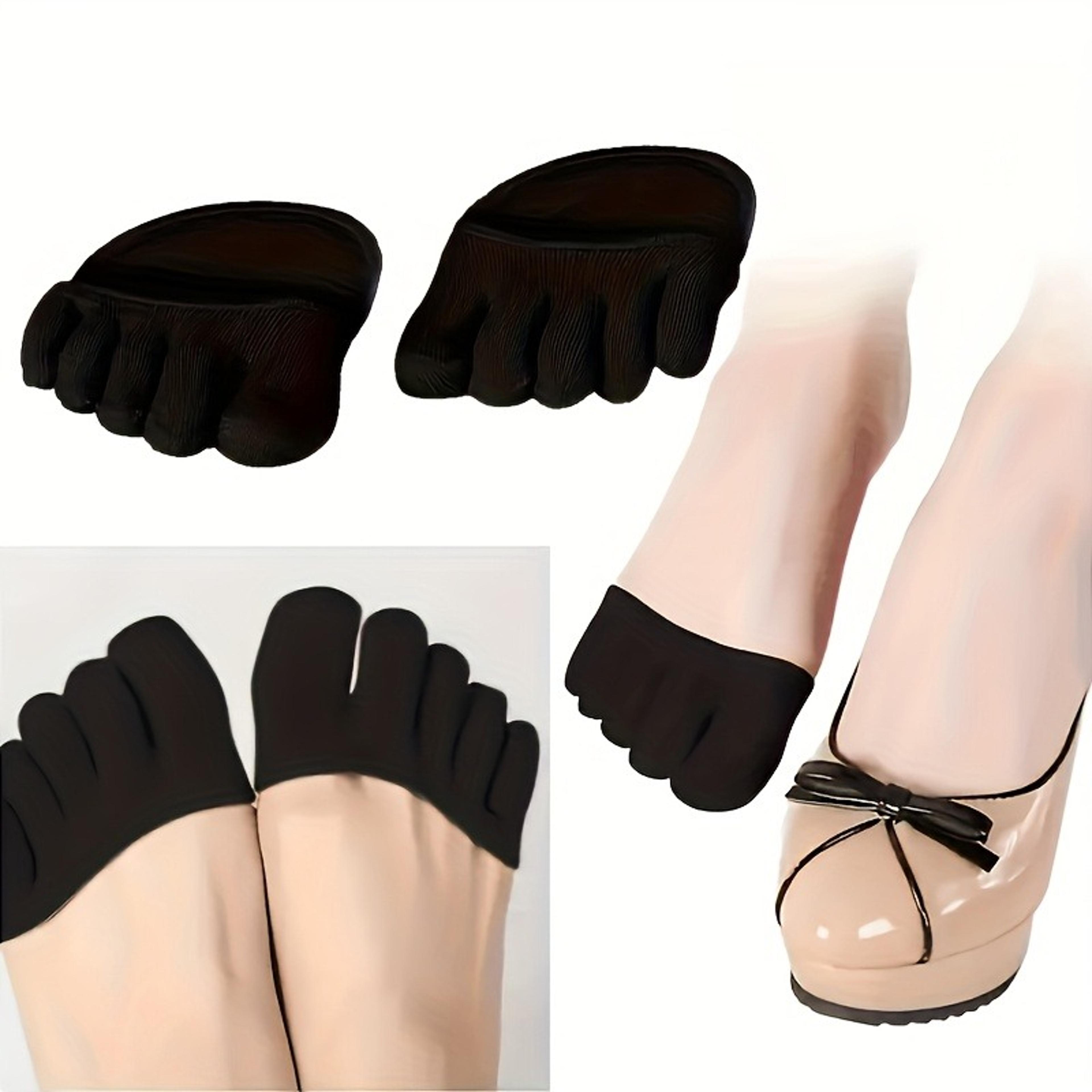 invisible open toe socks for women thin half palm foot covers for heels sandals