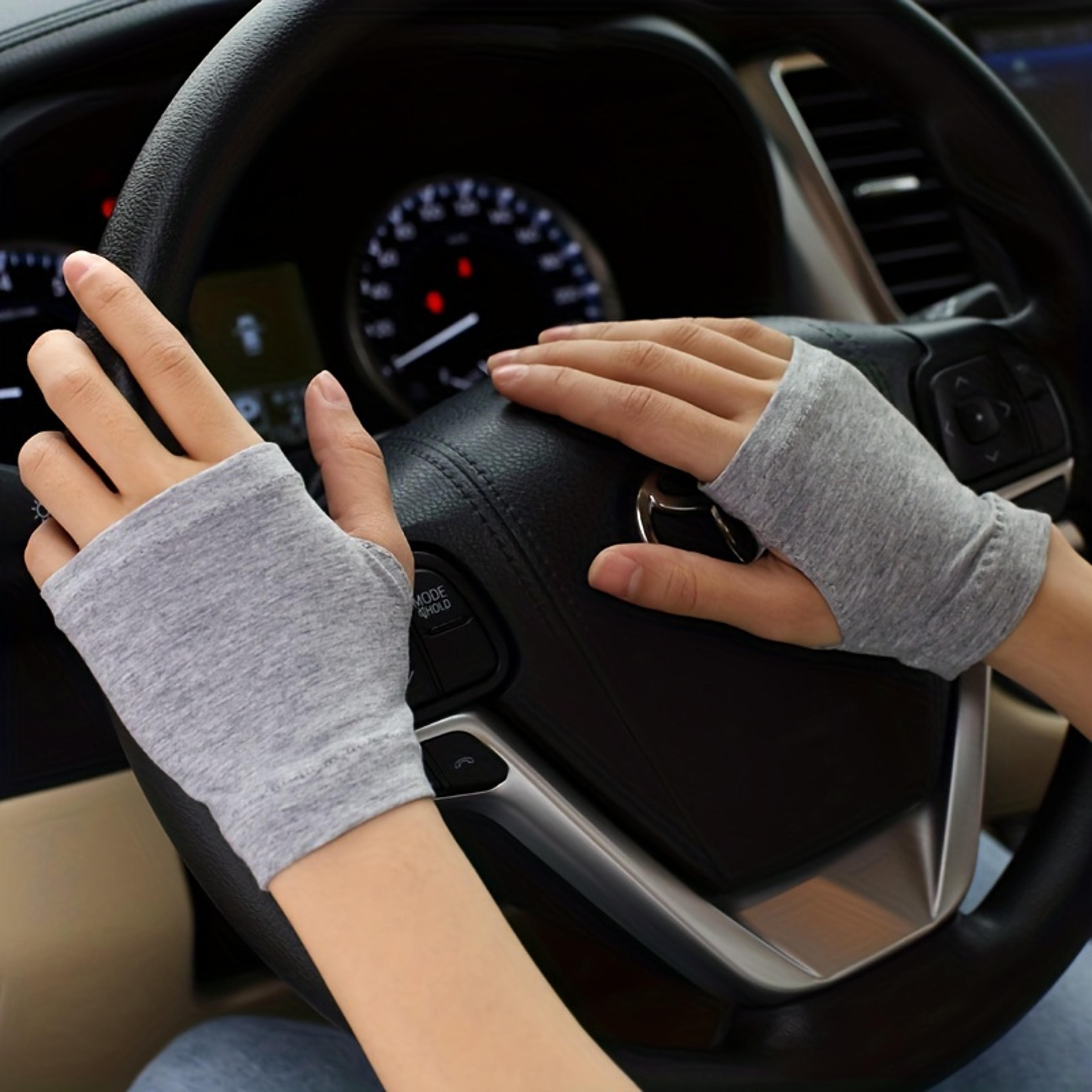 uv protection fingerless sunscreen gloves for men and women tattoo cover driving gloves