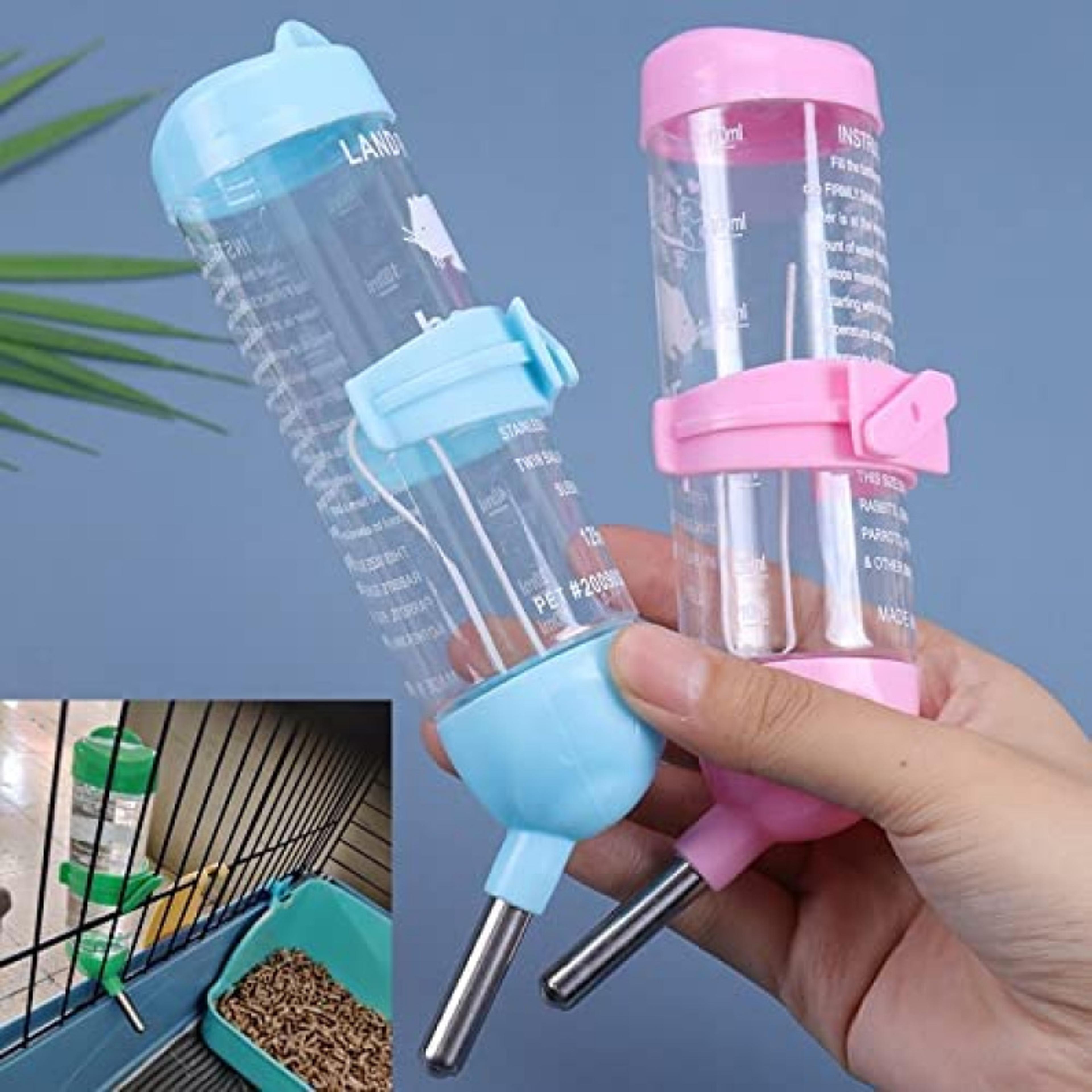 hamster water bottle dispenser hanging pet drinking feeder for small animals