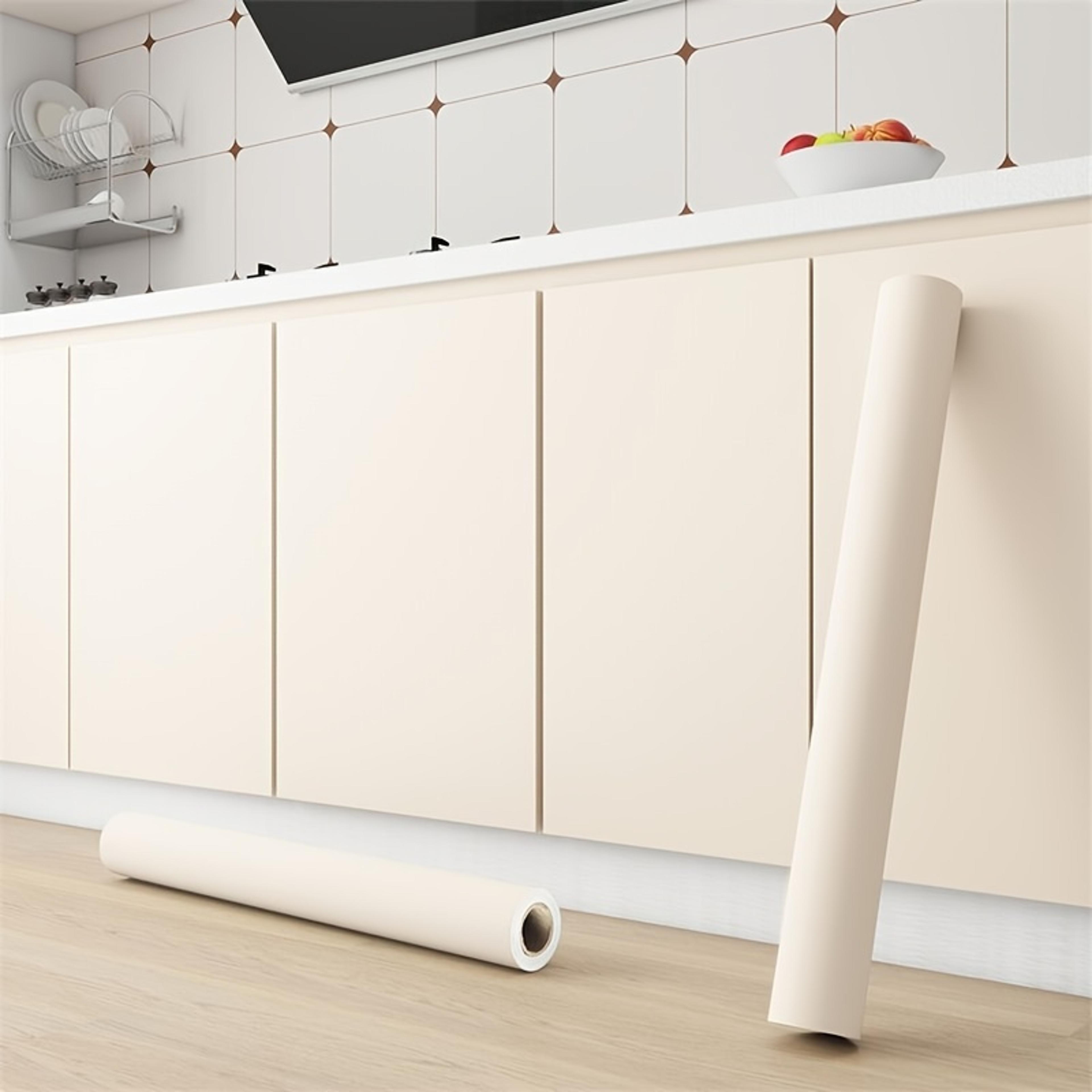 matte peel and stick wallpaper waterproof self adhesive wall covering for kitchen cabinets