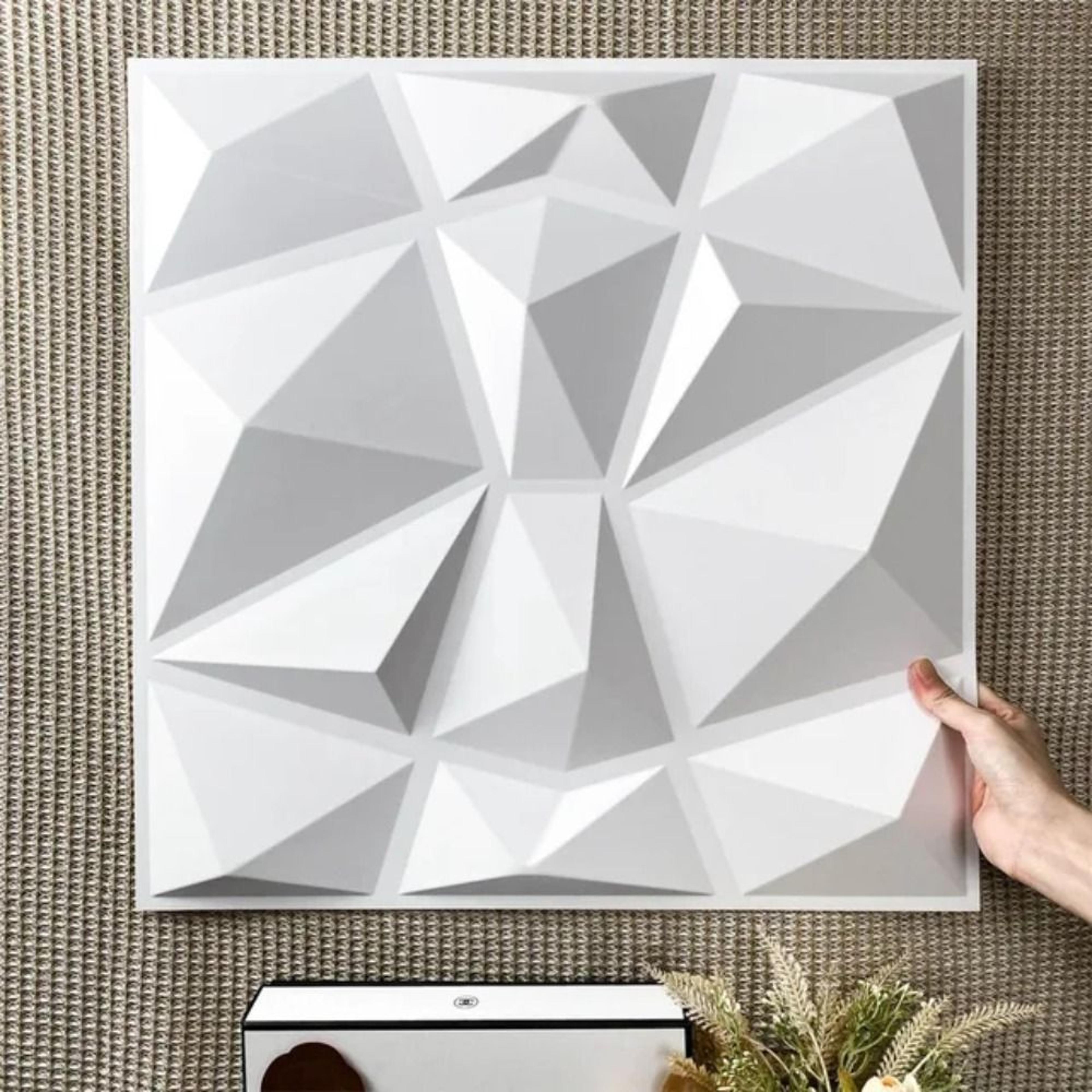 diamond design wall sticker waterproof peel and stick wall panel decor