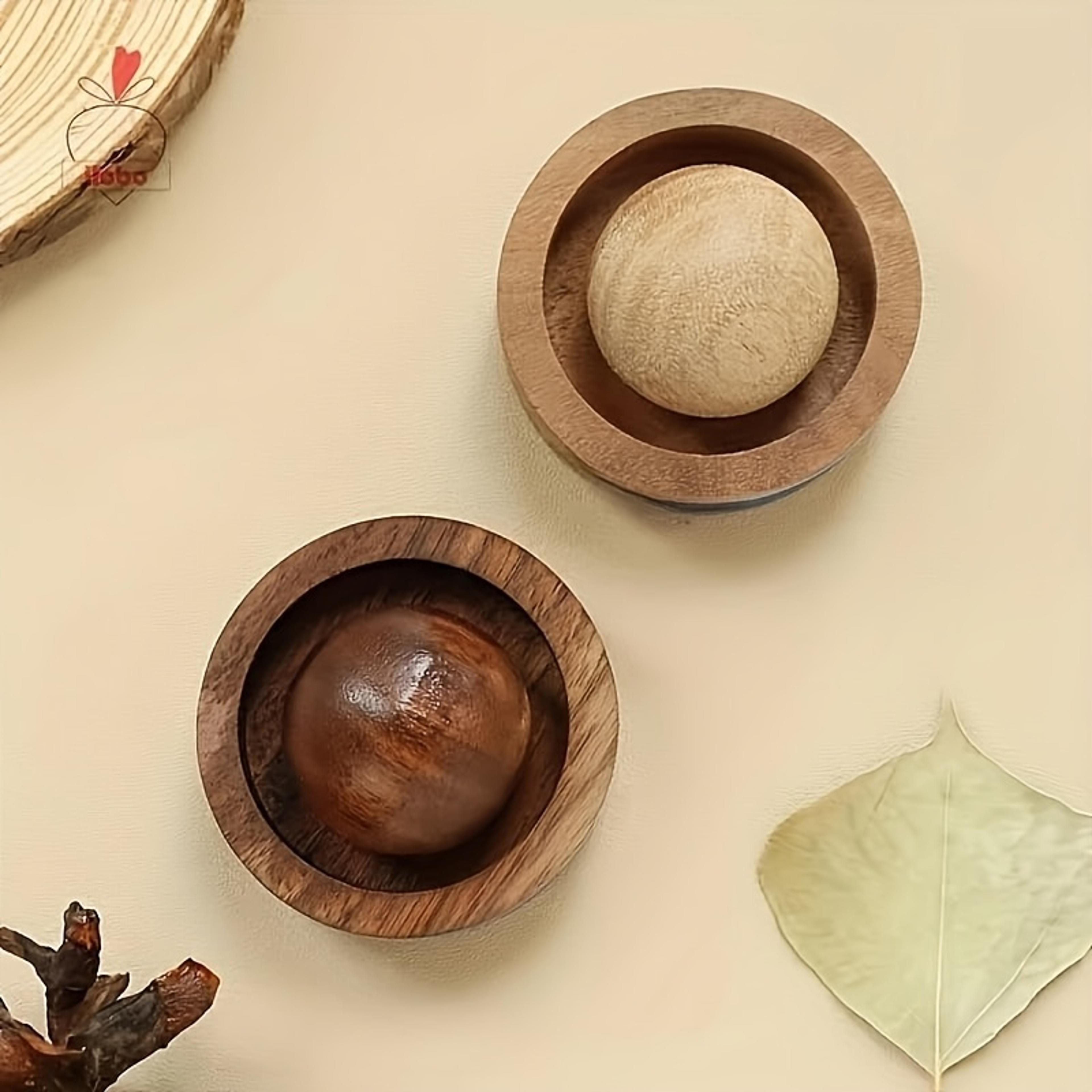 elegant wooden essential oil diffuser spherical design natural room fragrance decor