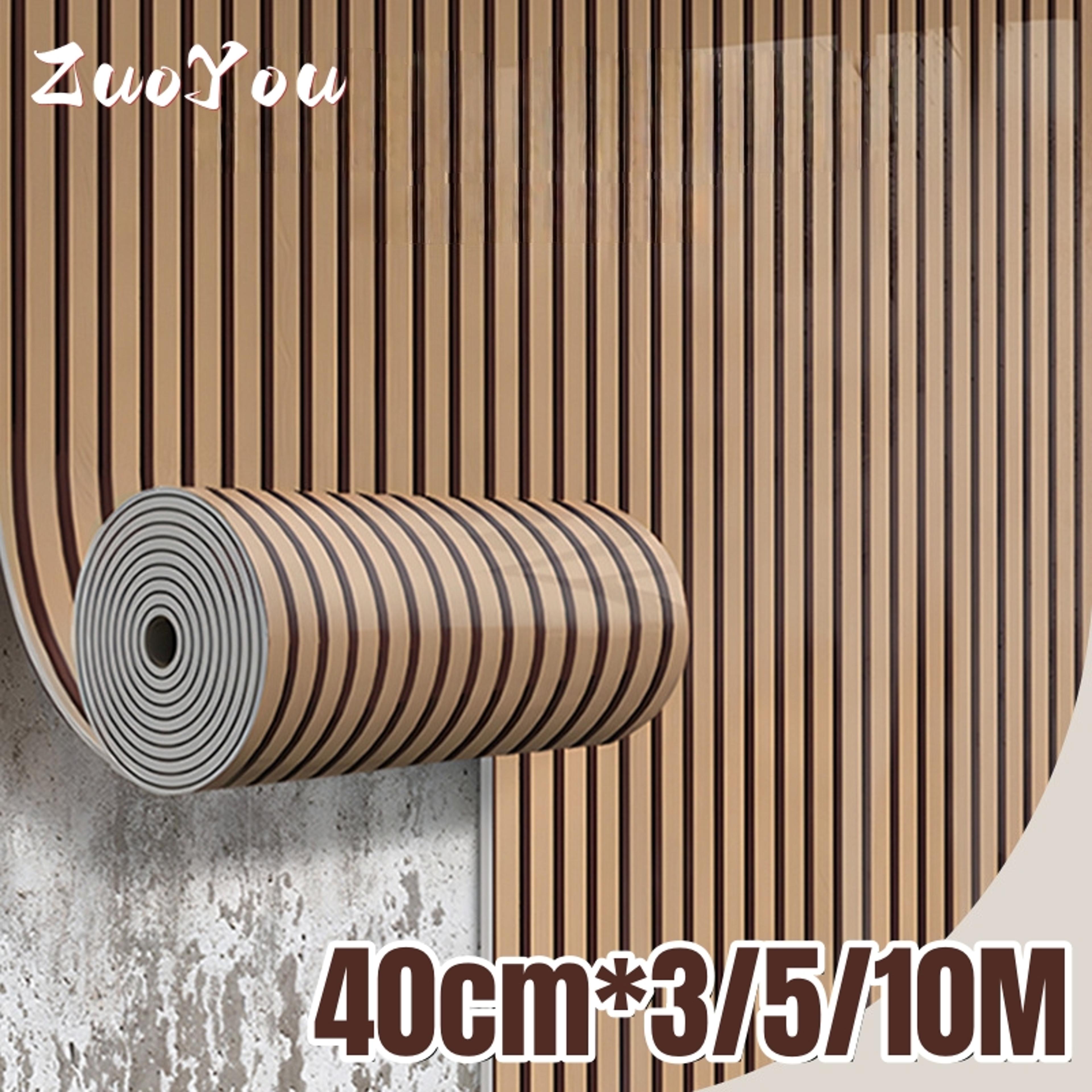 self adhesive foam wood grain wallpaper waterproof peel and stick wall decor