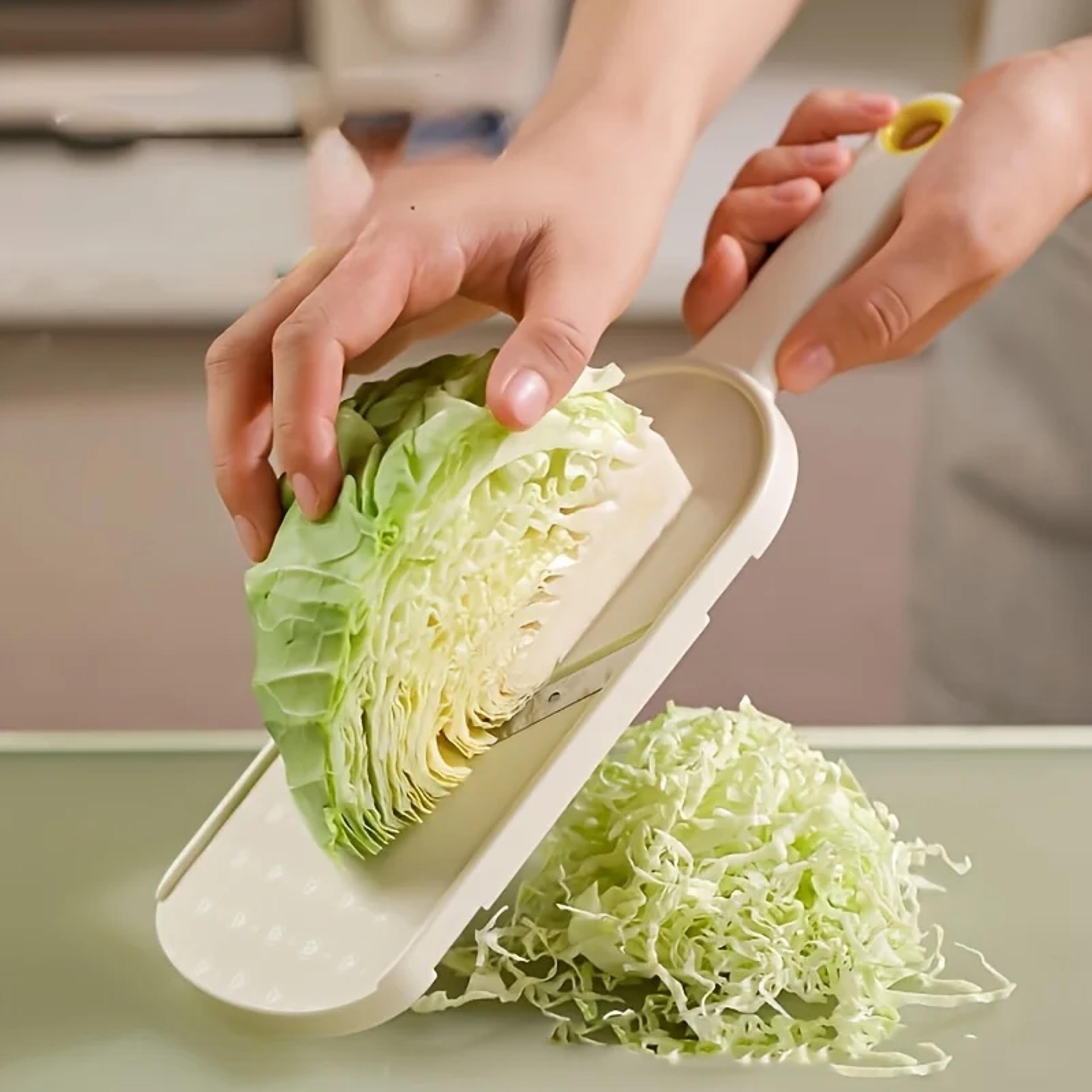 cabbage grater vegetable slicer ultra fine shredder for salad and kitchen prep