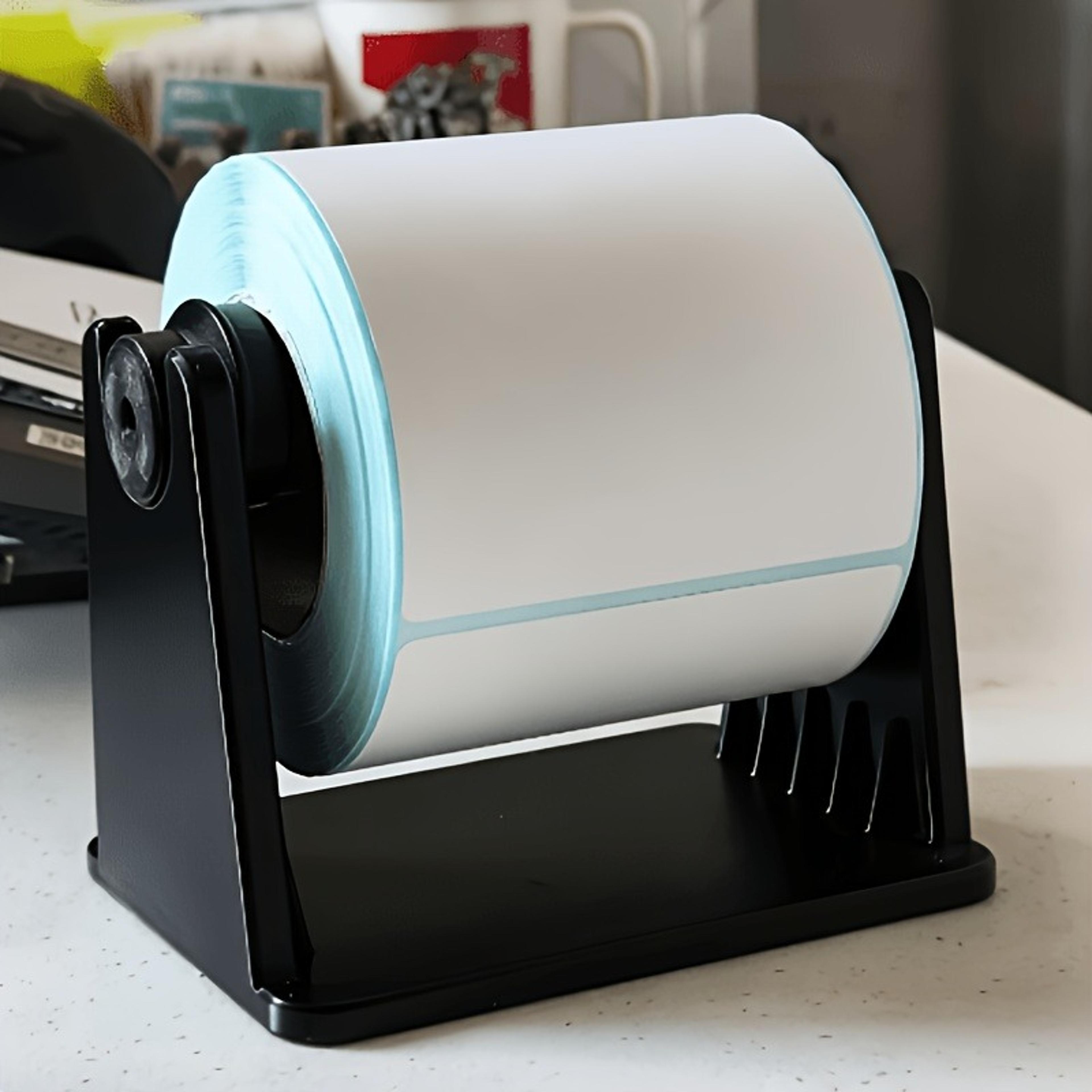 universal adjustable thermal printer bracket label spool holder for multi size printers