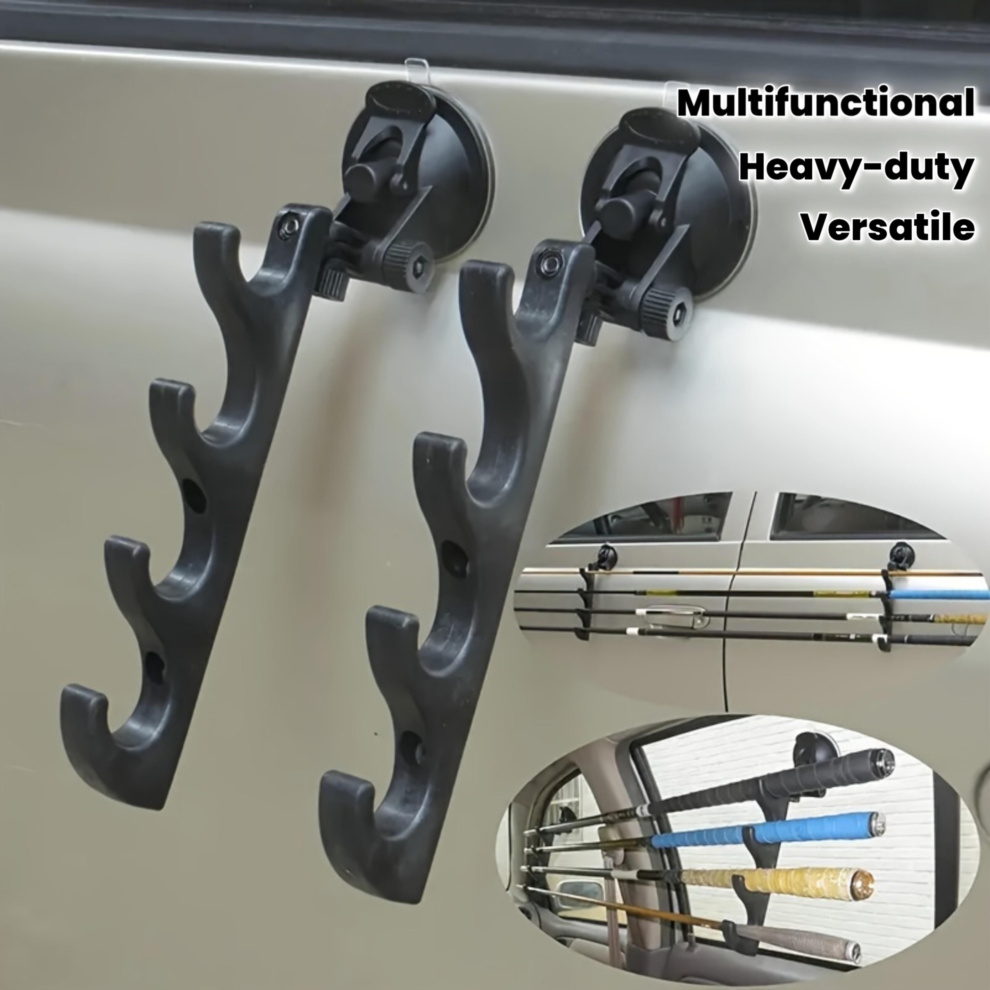 car mounted fishing rod holder suction cup rack for easy rod storage