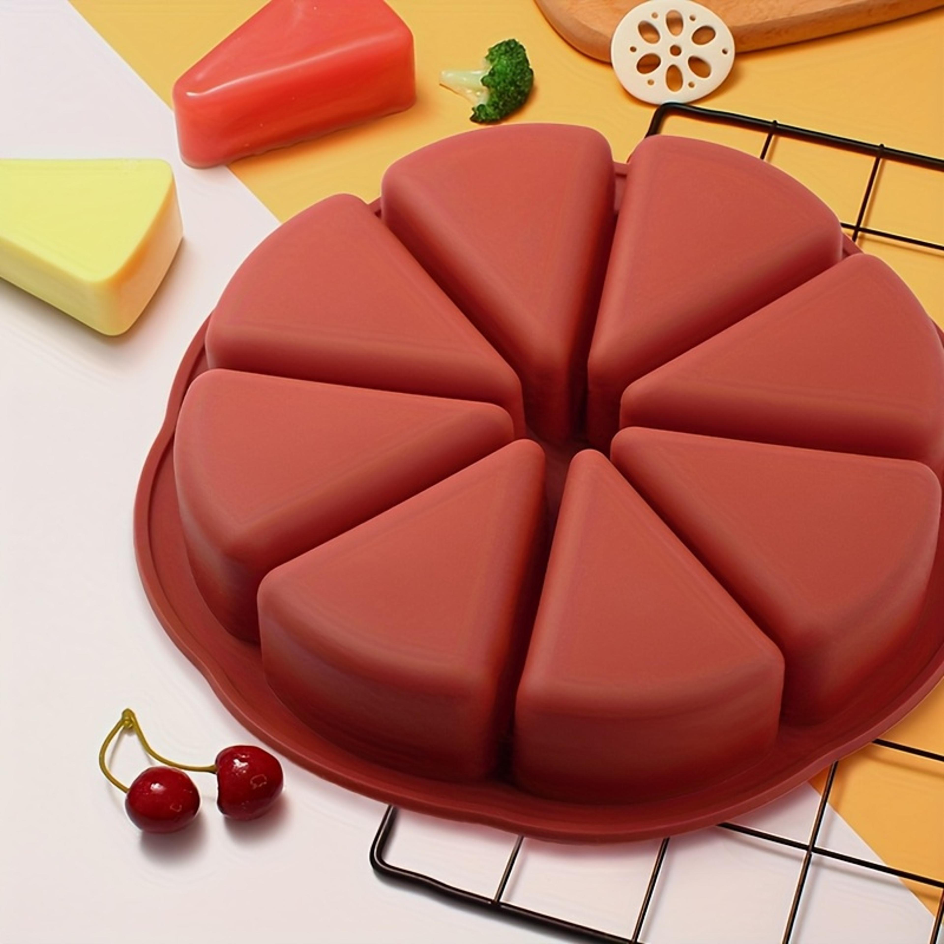 silicone triangle cake mold set non stick baking tray