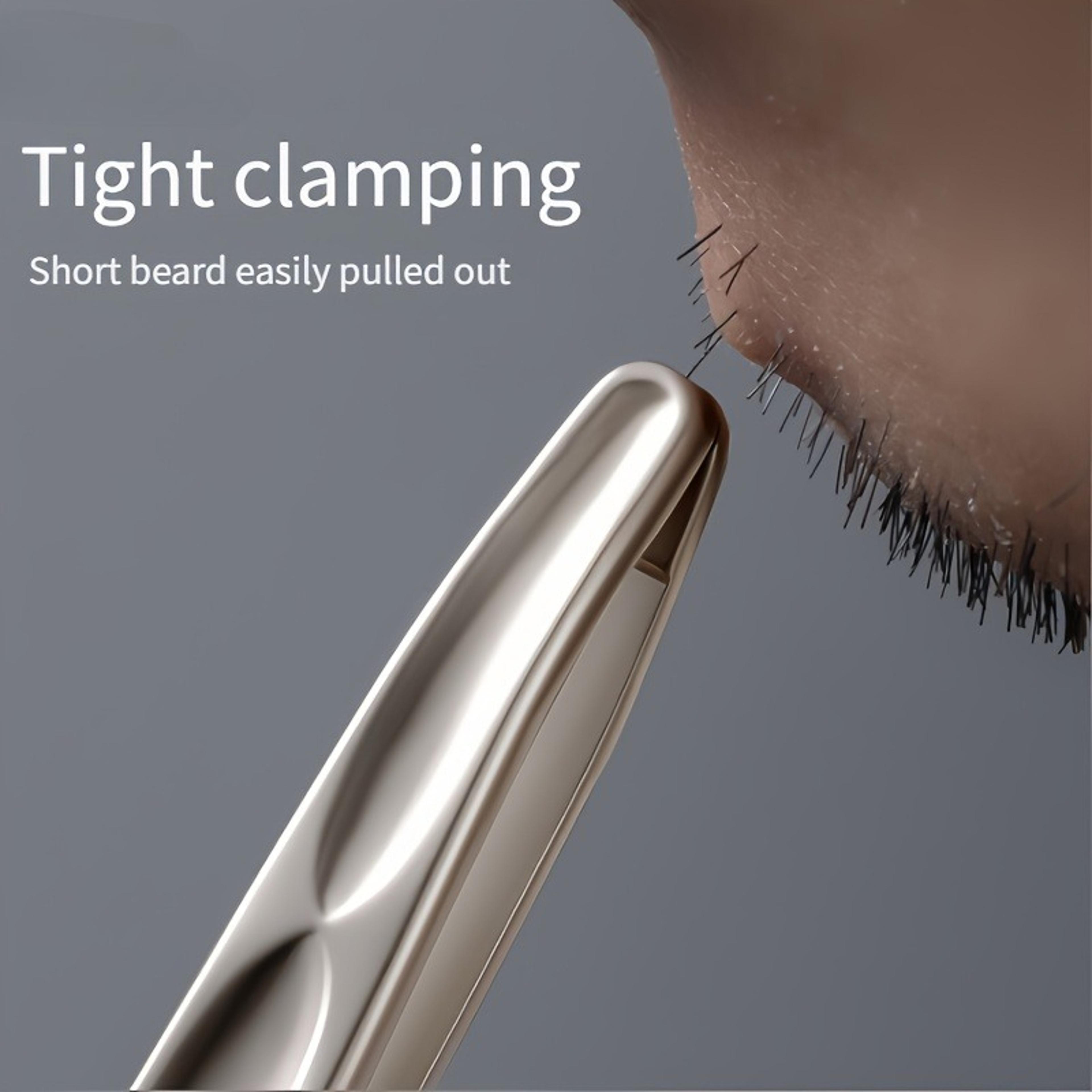 professional stainless steel eyebrow tweezers for precise facial hair removal