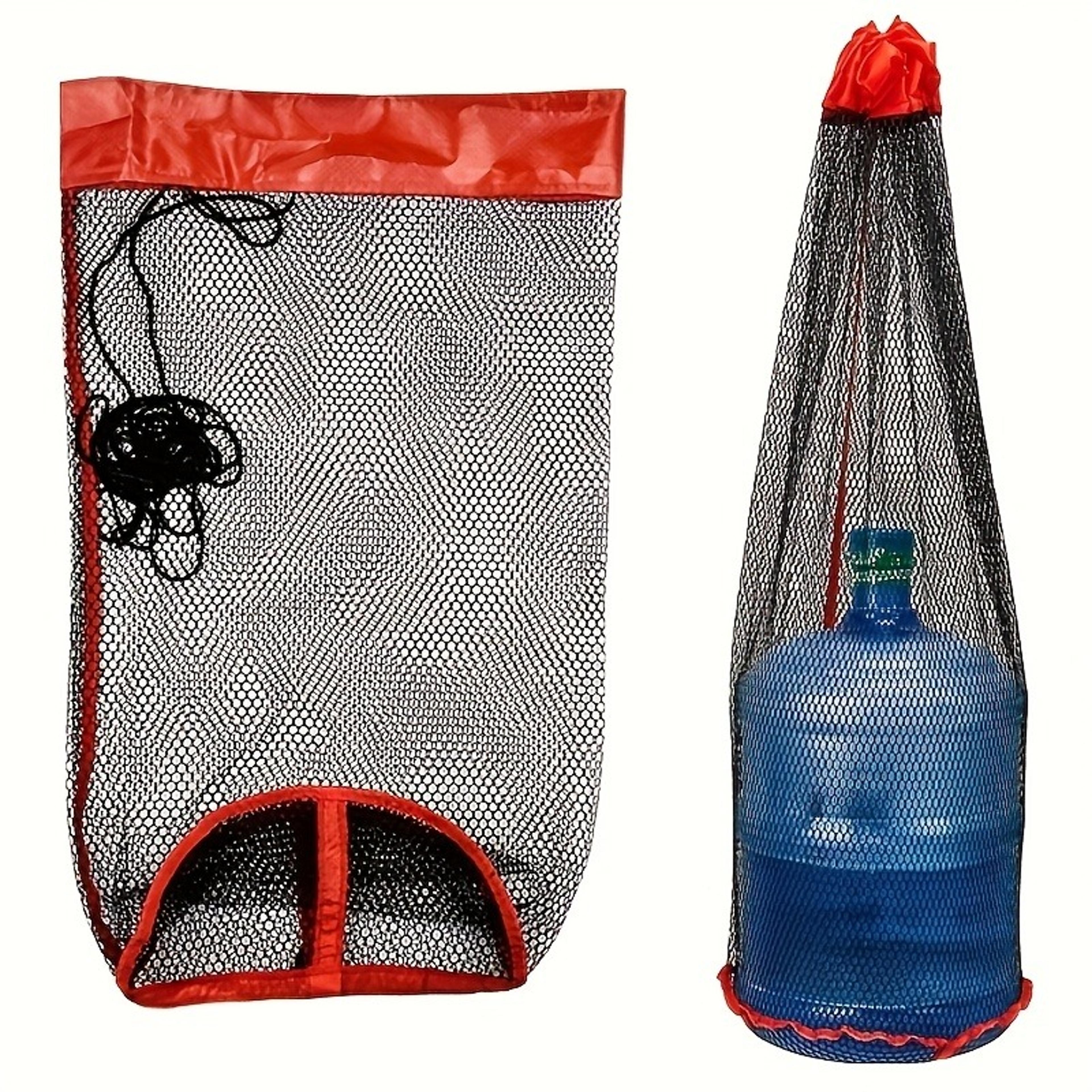 foldable nylon mesh fishing bag quick dry storage tool for outdoor anglers