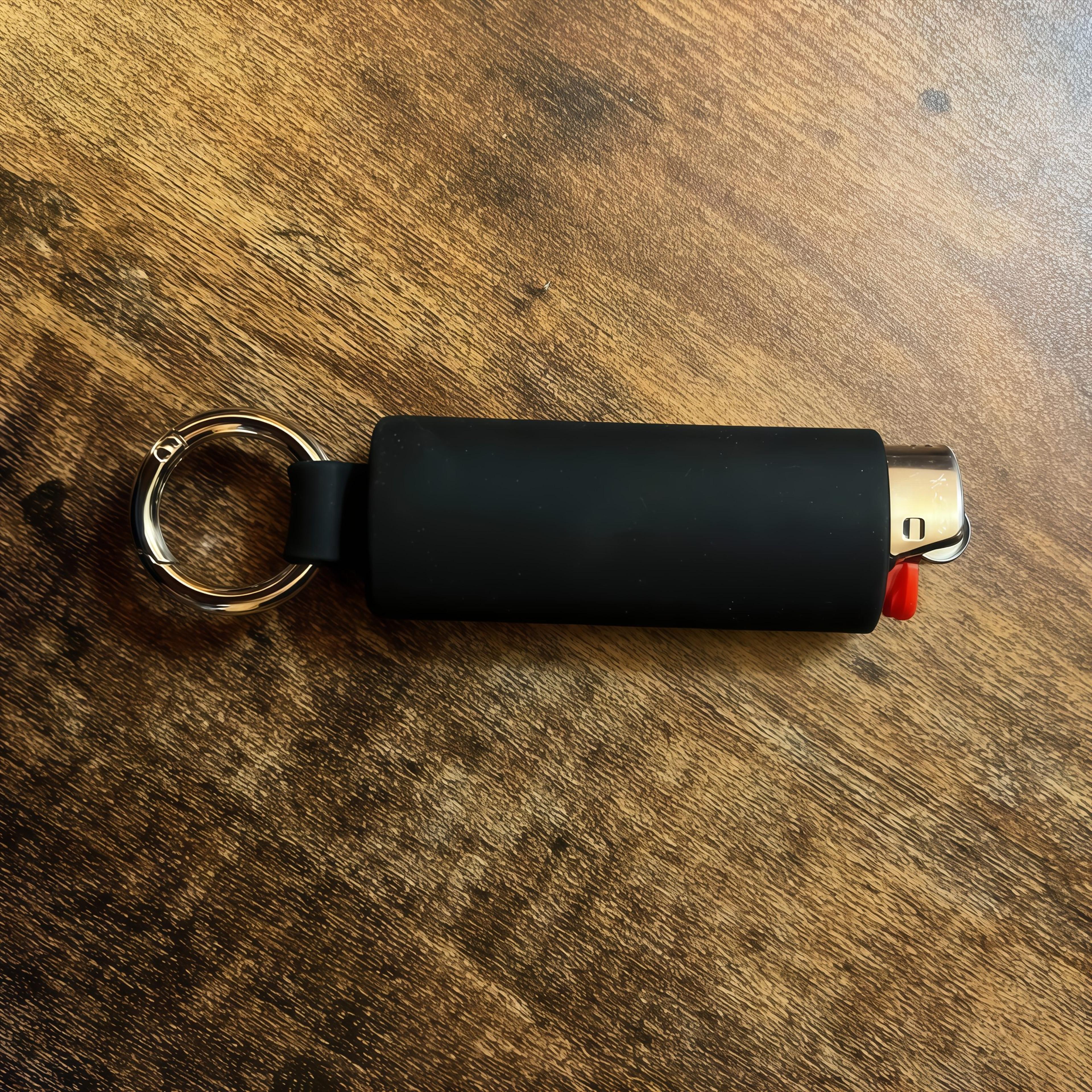 silicone lighter holder keychain lighter cover protective case