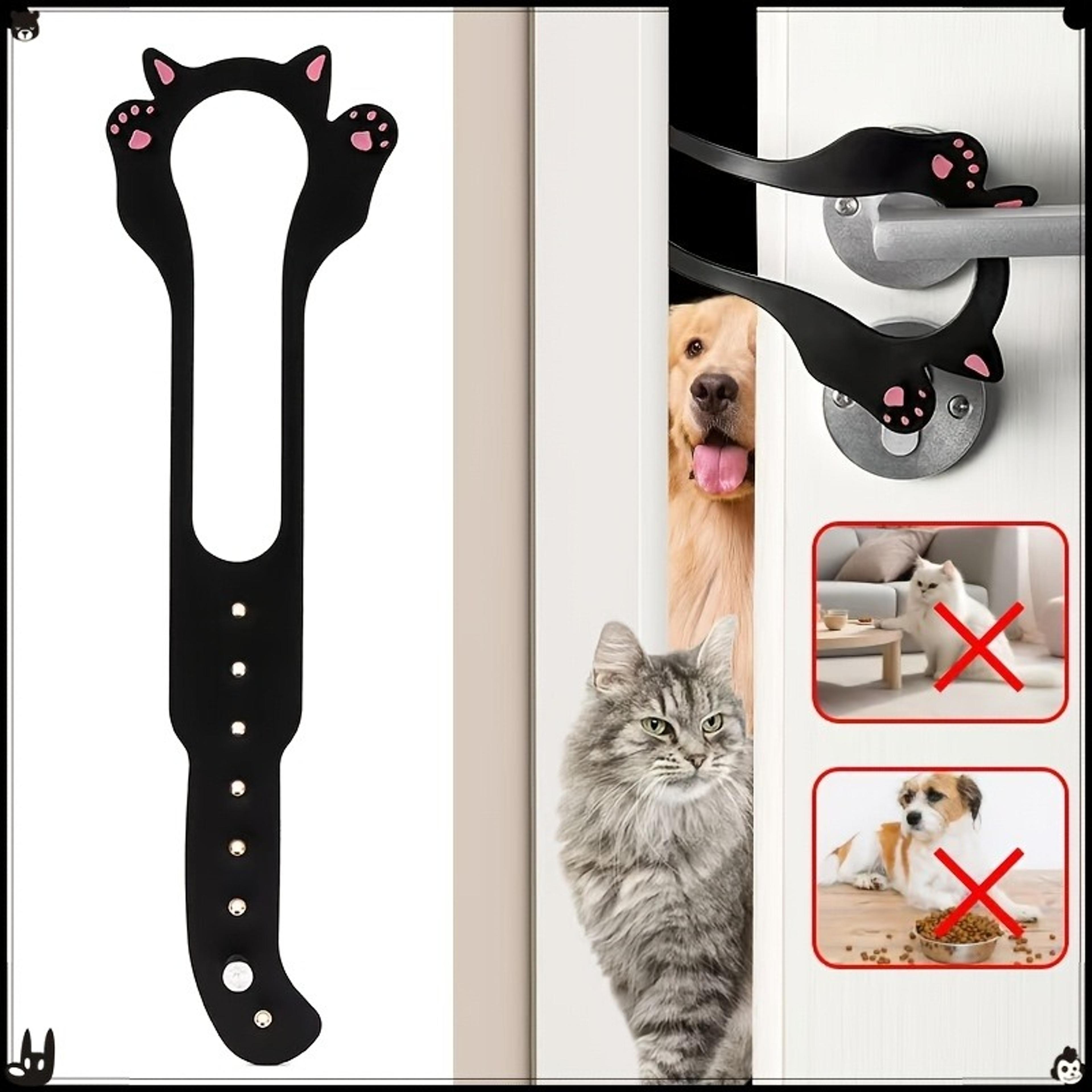 adjustable cat door holder latch with sizes pet door stopper for easy cat access
